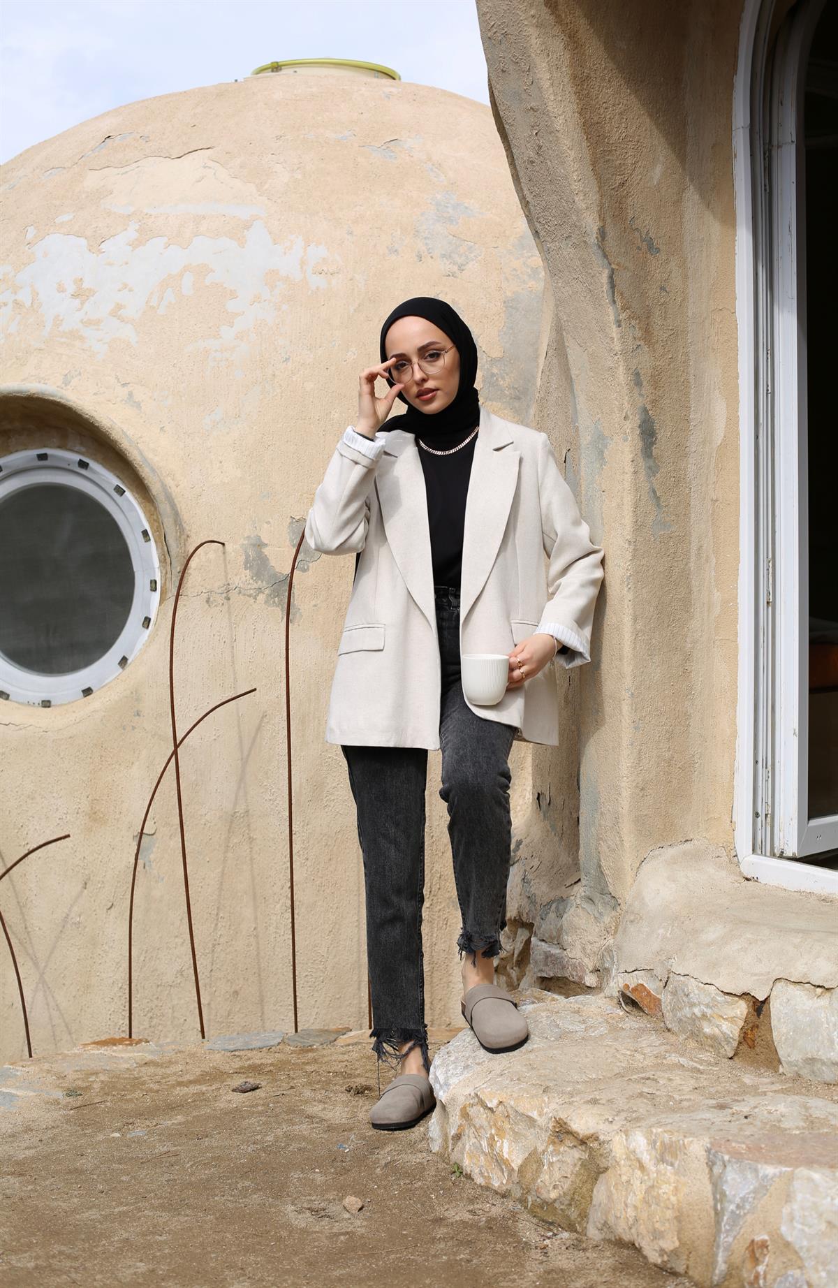 Keten Blazer Ceket