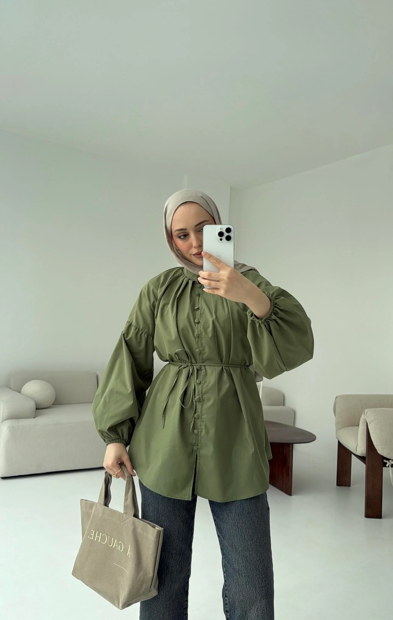 Elegant Gömlek Yeşil