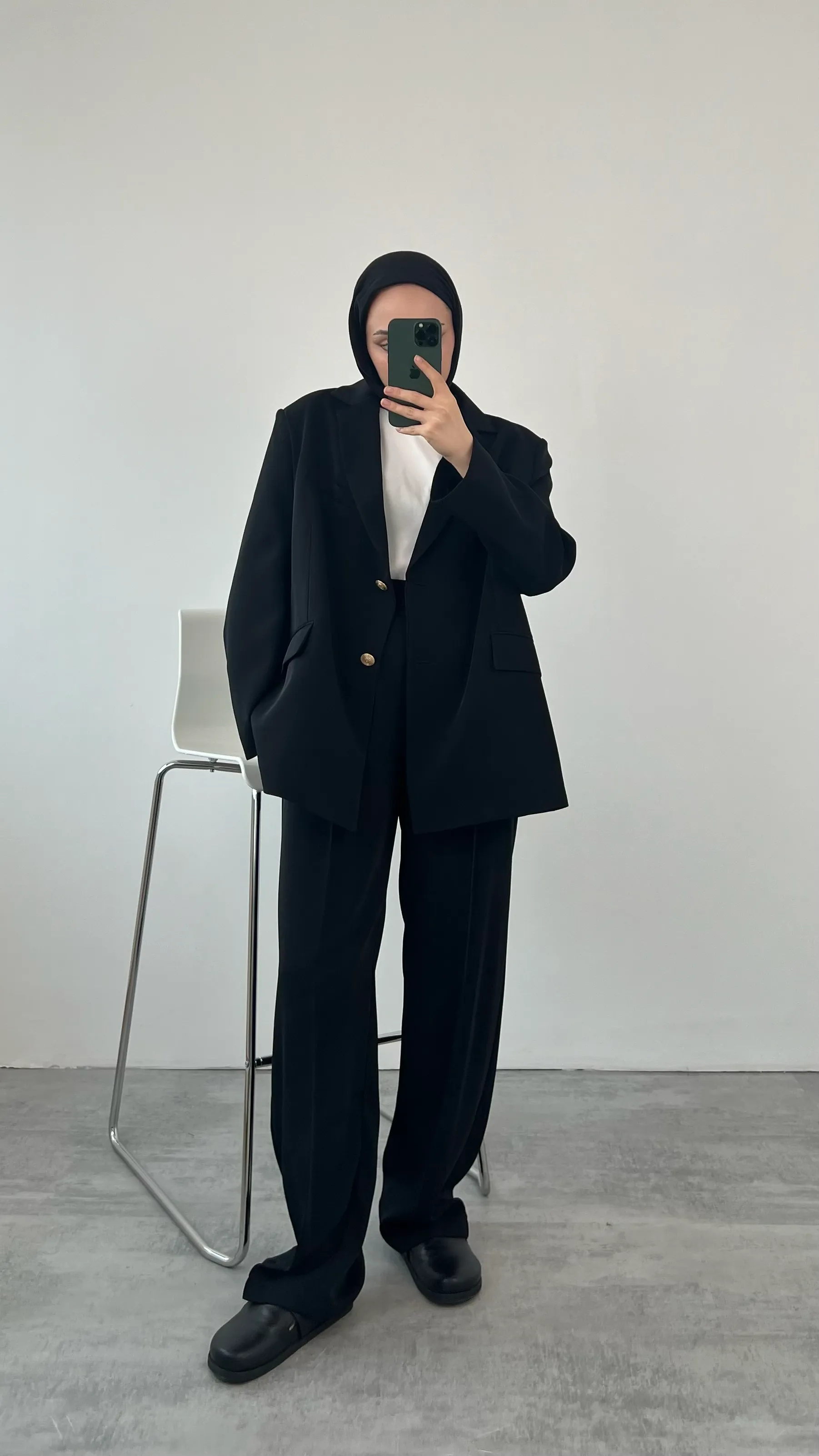 Özel Seri Premium Ceketli Takım Siyah