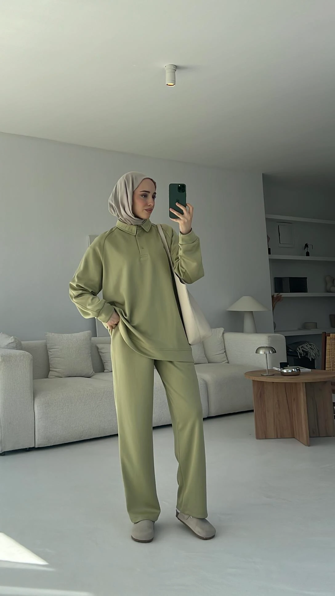 Scuba Polo Yaka Takım Olive