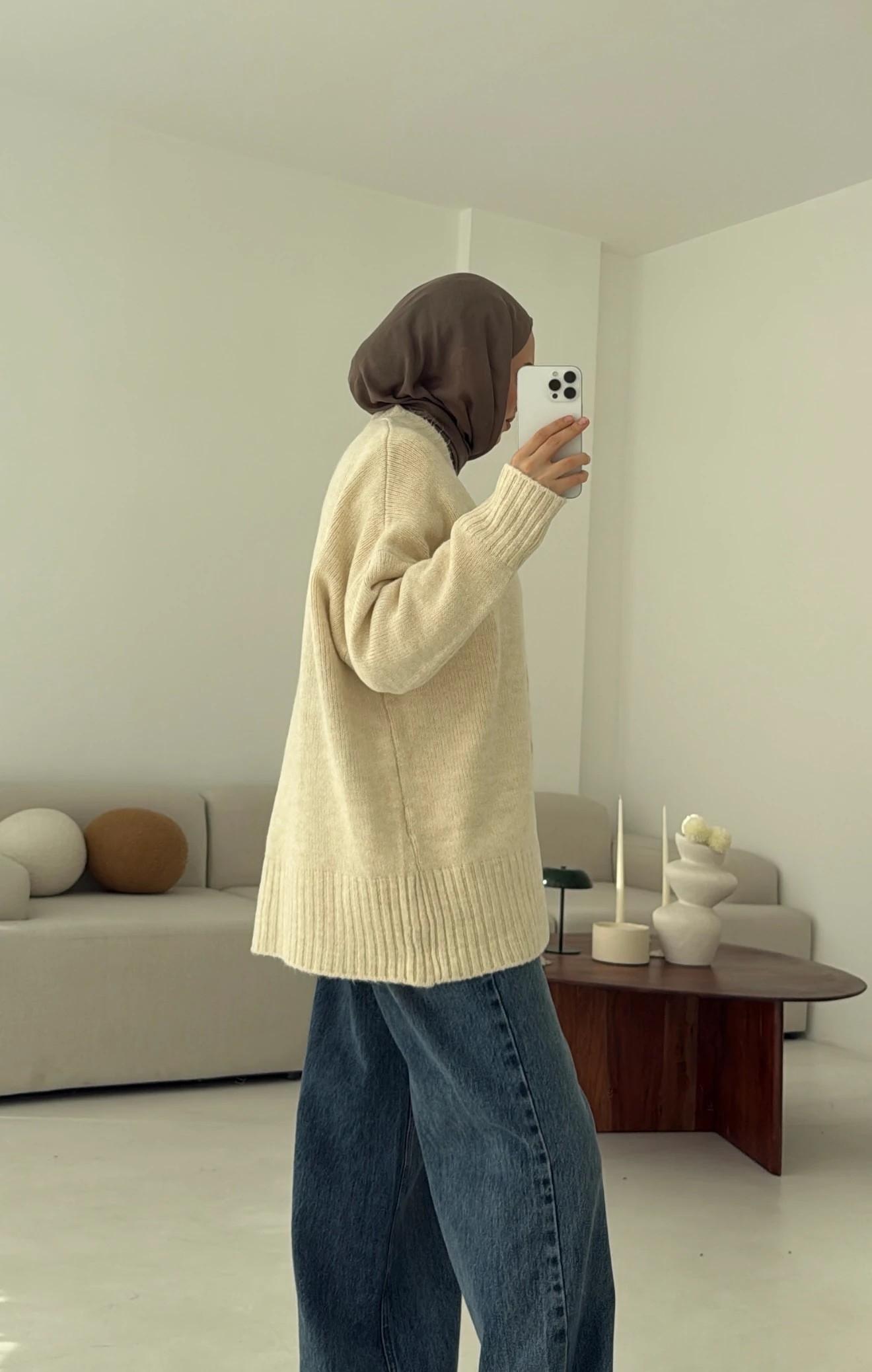 Örgü Hırka Natural