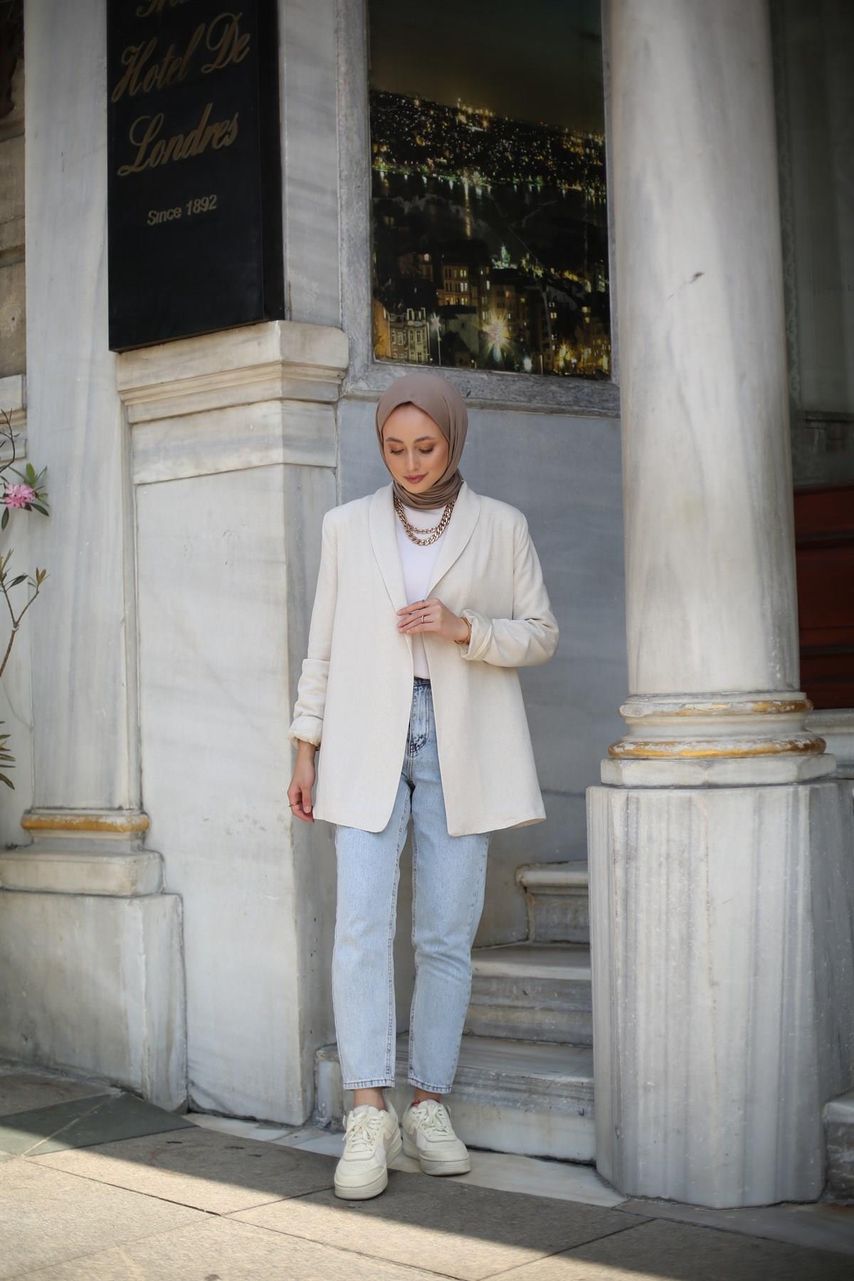 Keten Blazer Ceket