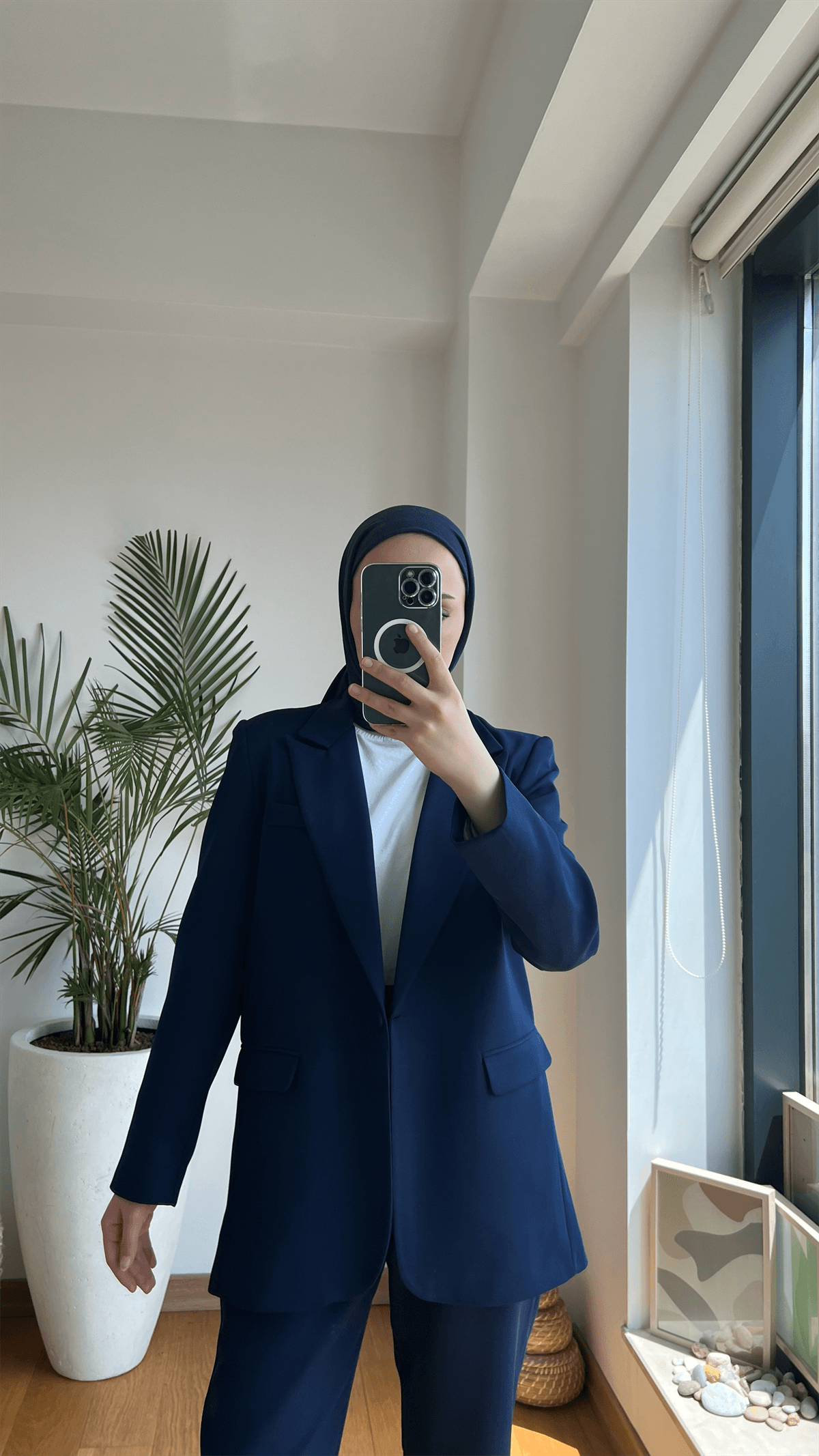 Premium Blazer Ceket Lacivert