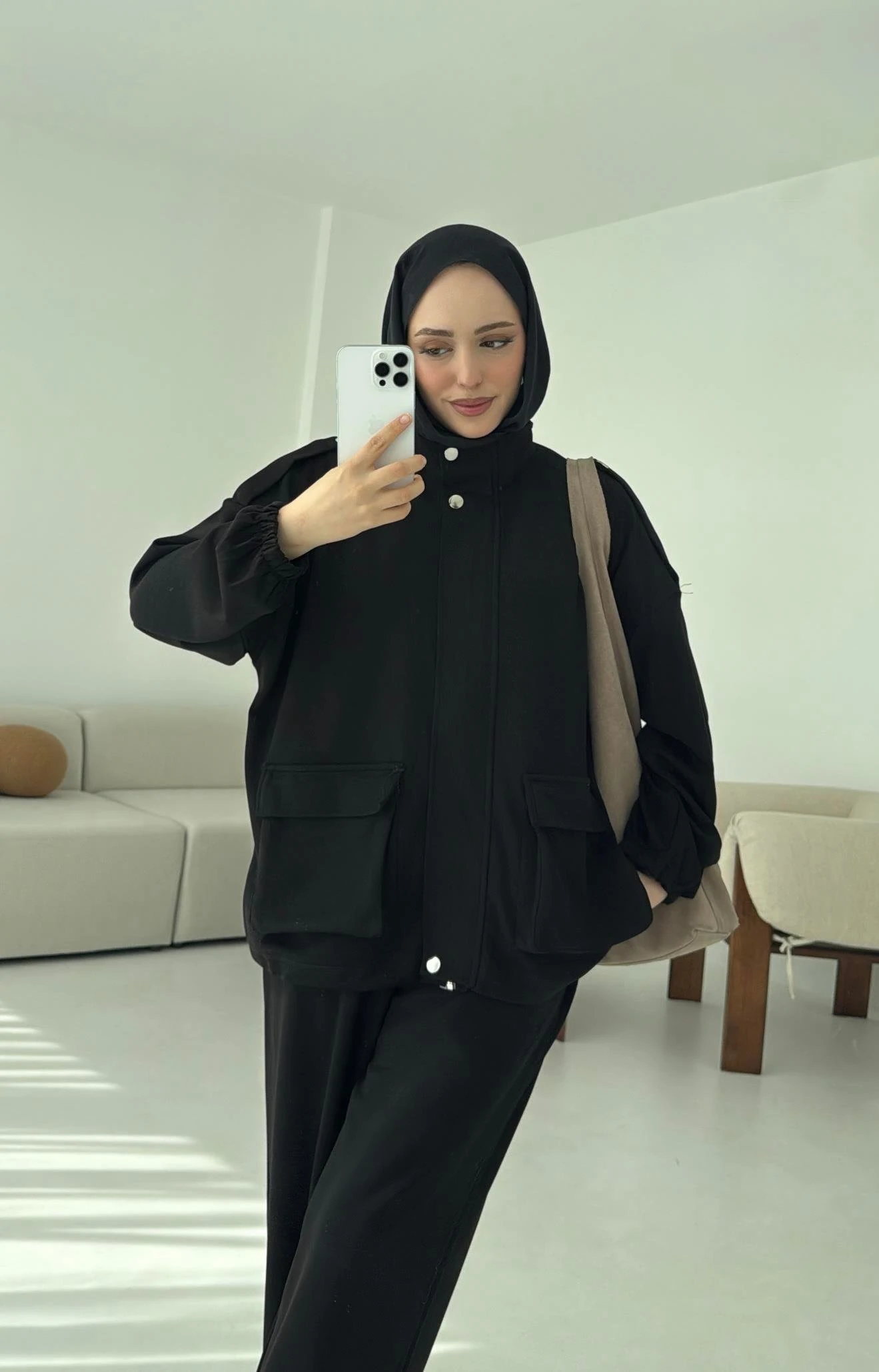 Omuz Apoletli Takım Siyah