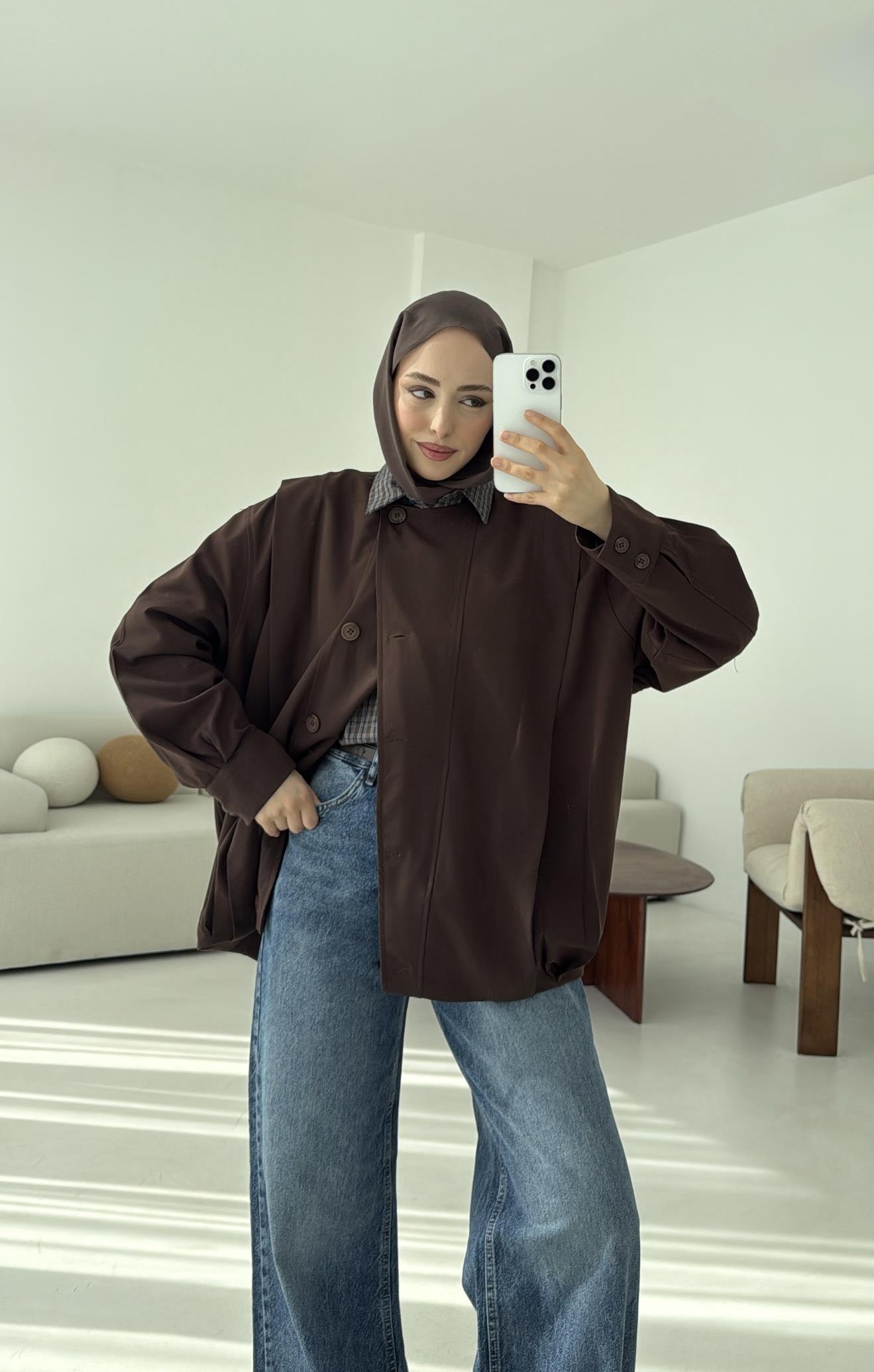 Tasarım ml Collection Ceket Kahve