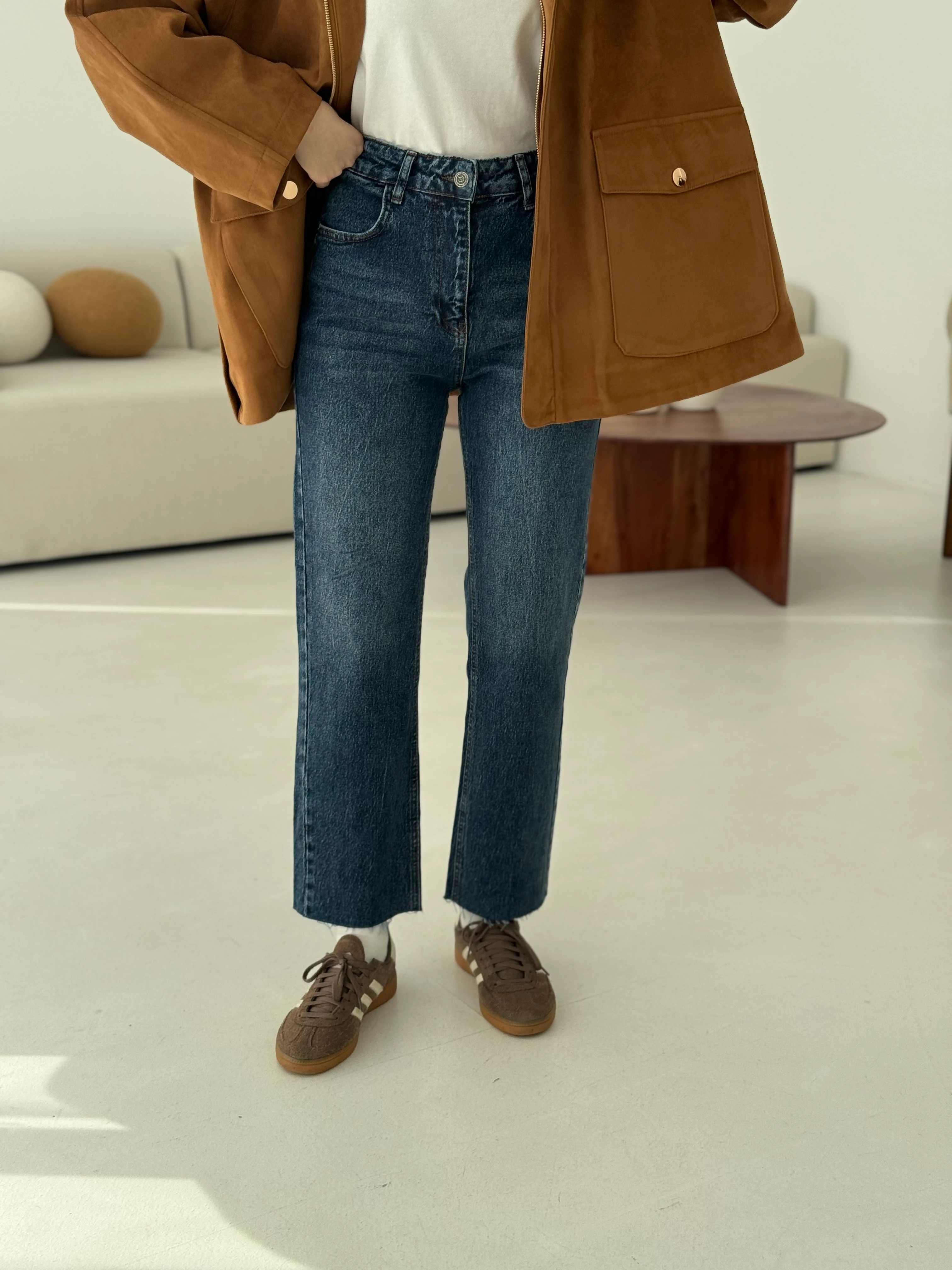 Premium Paçası Kesik Jean 138