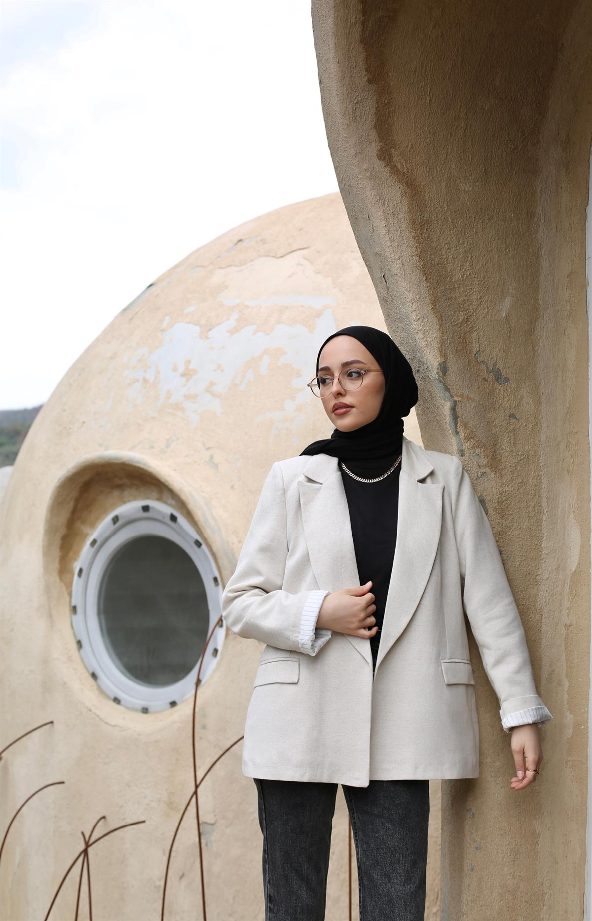 Keten Blazer Ceket
