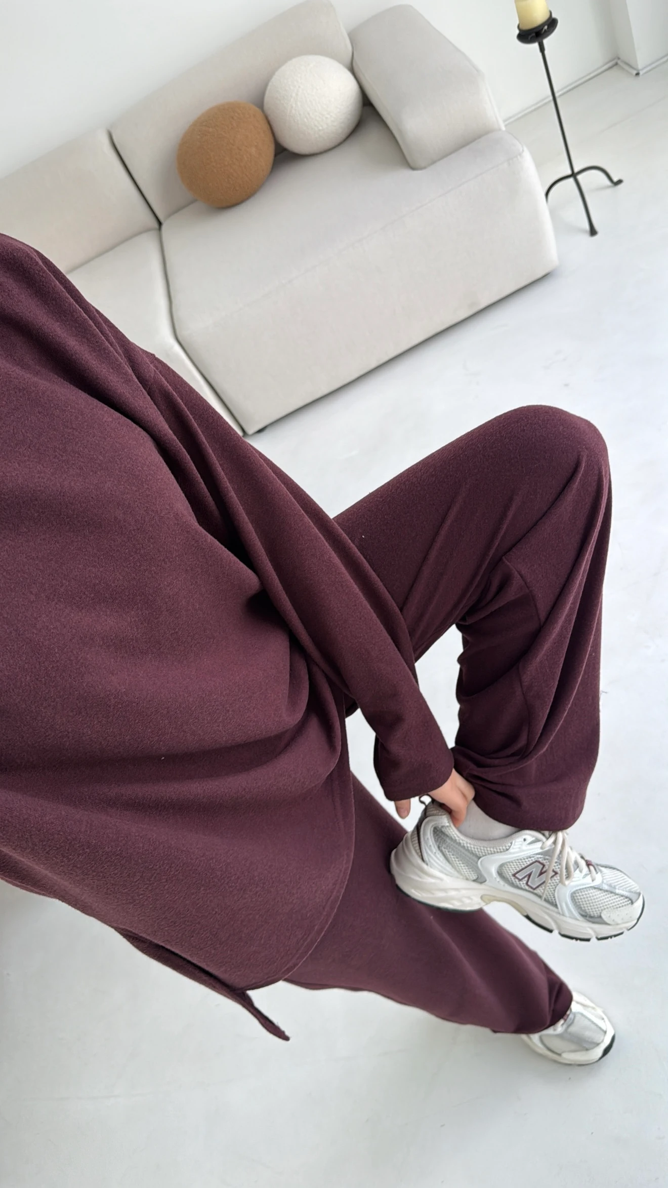 Tunikli Viscon Takım Bordo