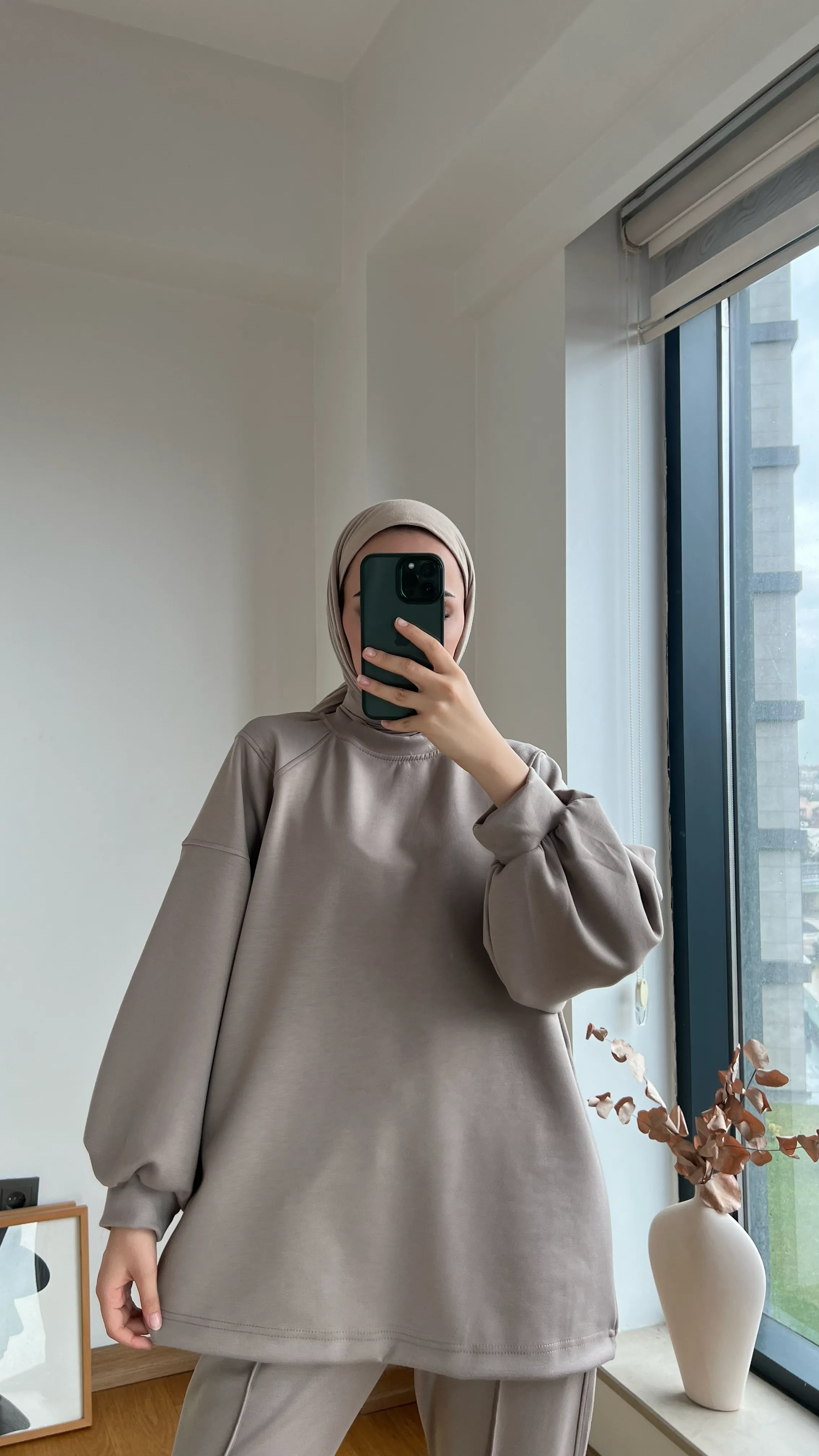 Oysho Kumaş Takım Vizon