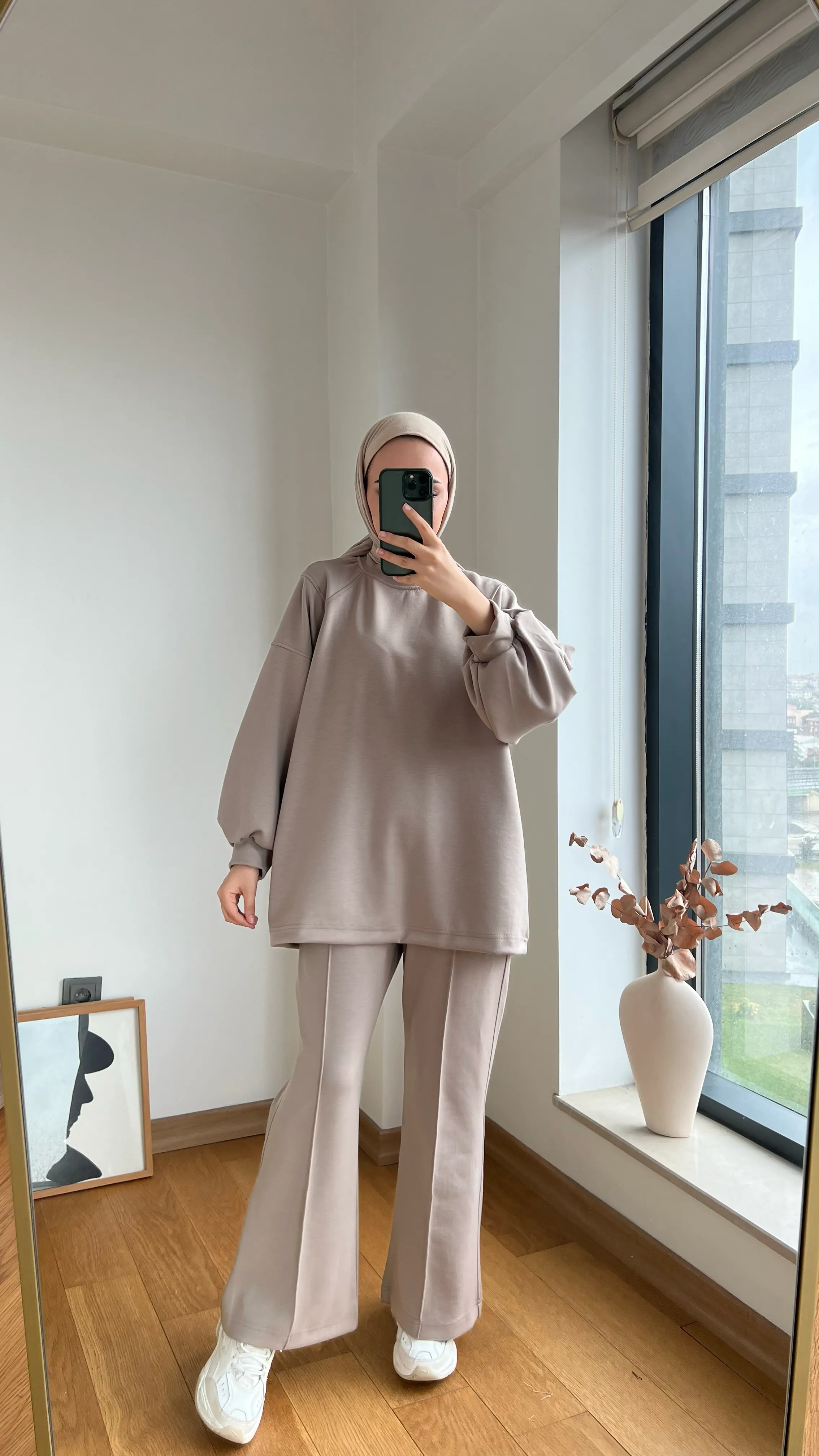 Oysho Kumaş Takım Vizon