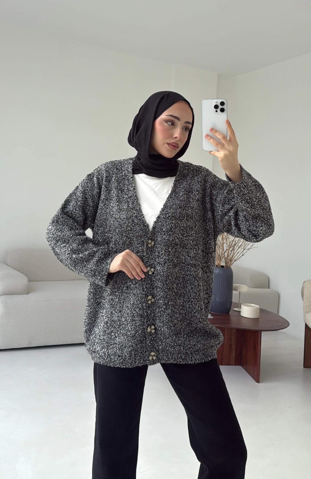 Siyah Benekli Hırka