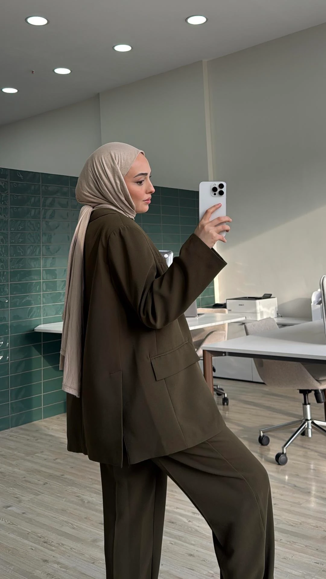 Özel Seri Premium Ceketli Takım Yeşil