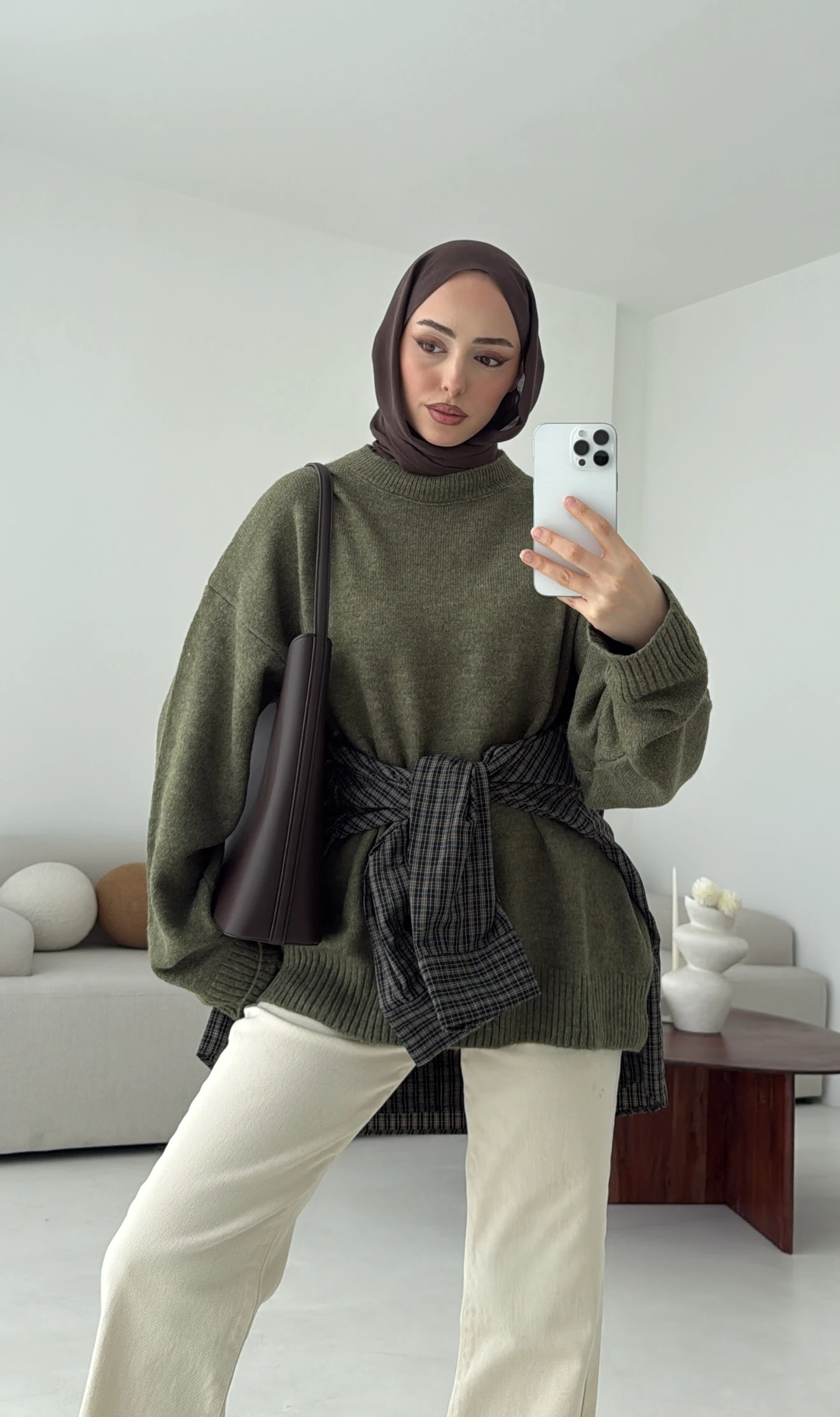 Reglan Kol Triko Kazak Cağla