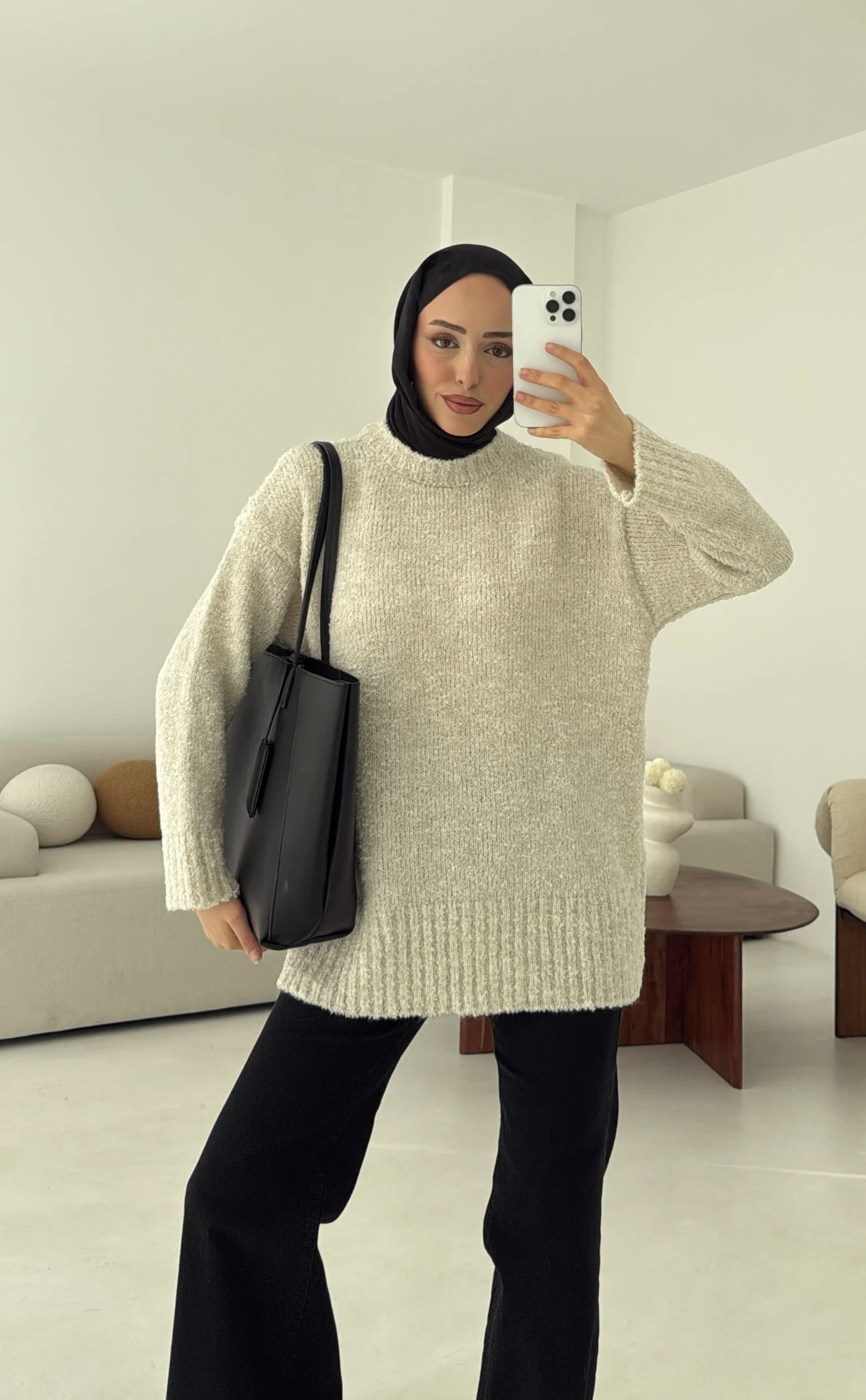 Basic Buklet Kazak Kahve Bej