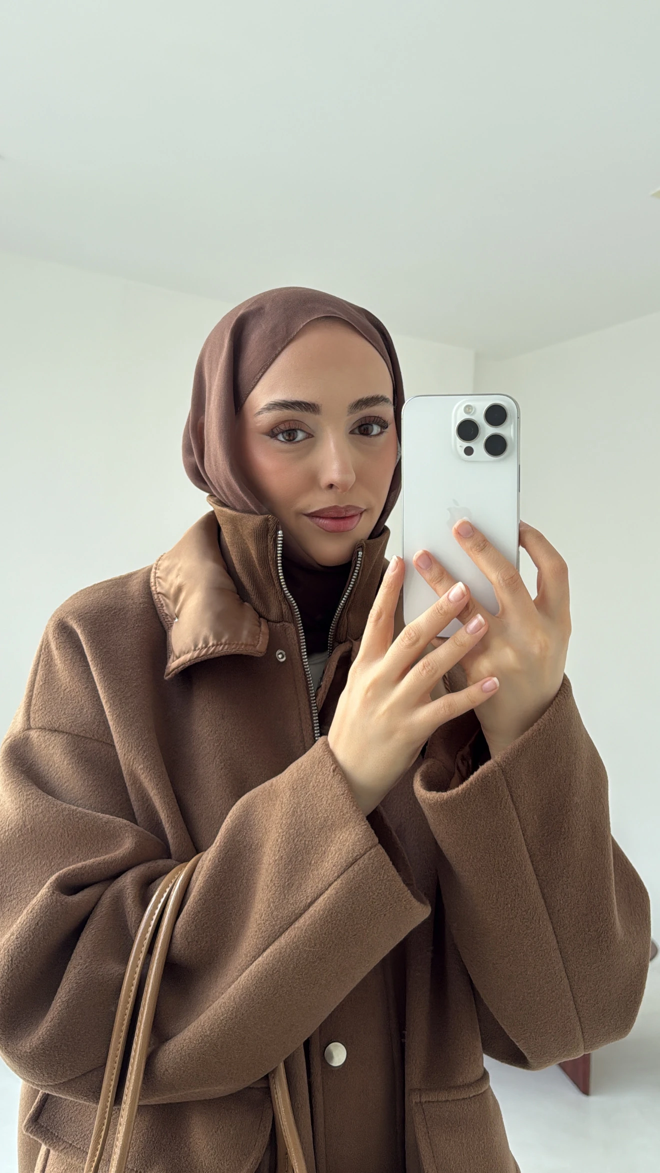 Klapalı Tasarım Kaban Kestane Kahve