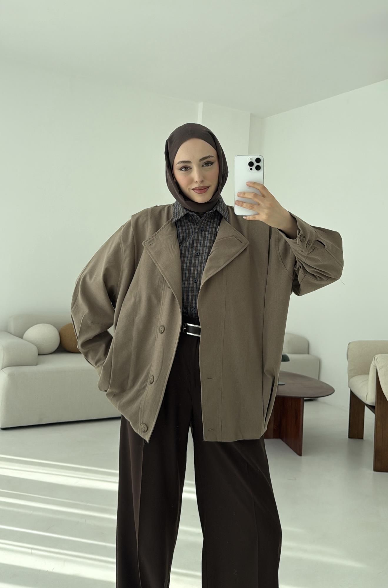 Tasarım ml Collection Ceket Vizon