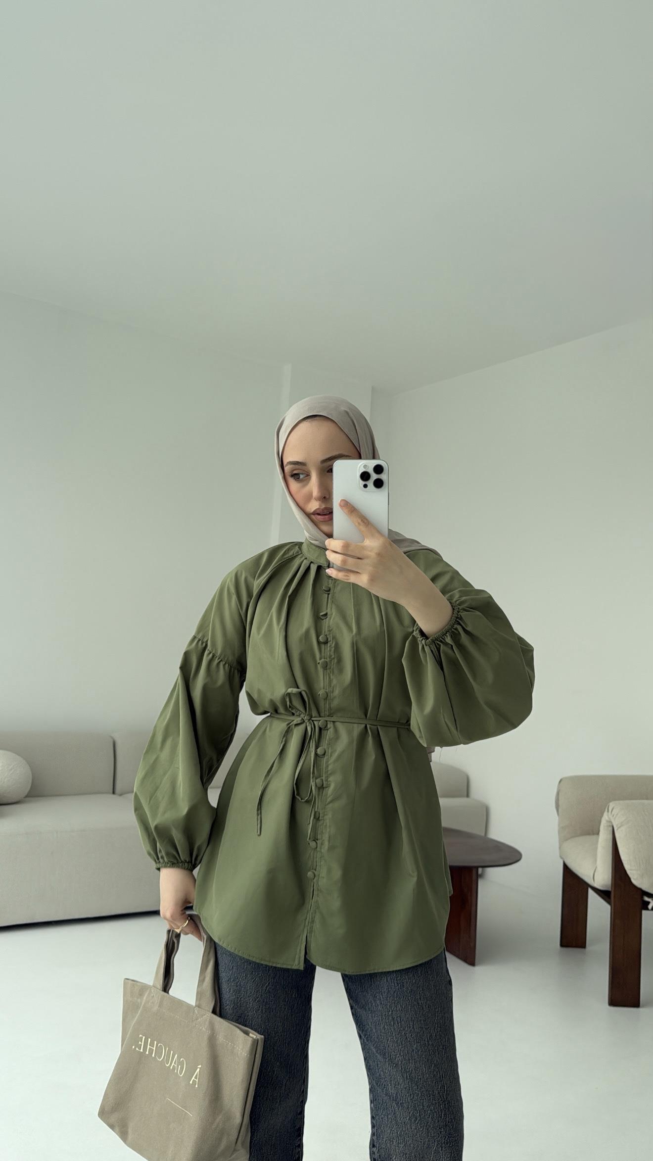 Elegant Gömlek Yeşil