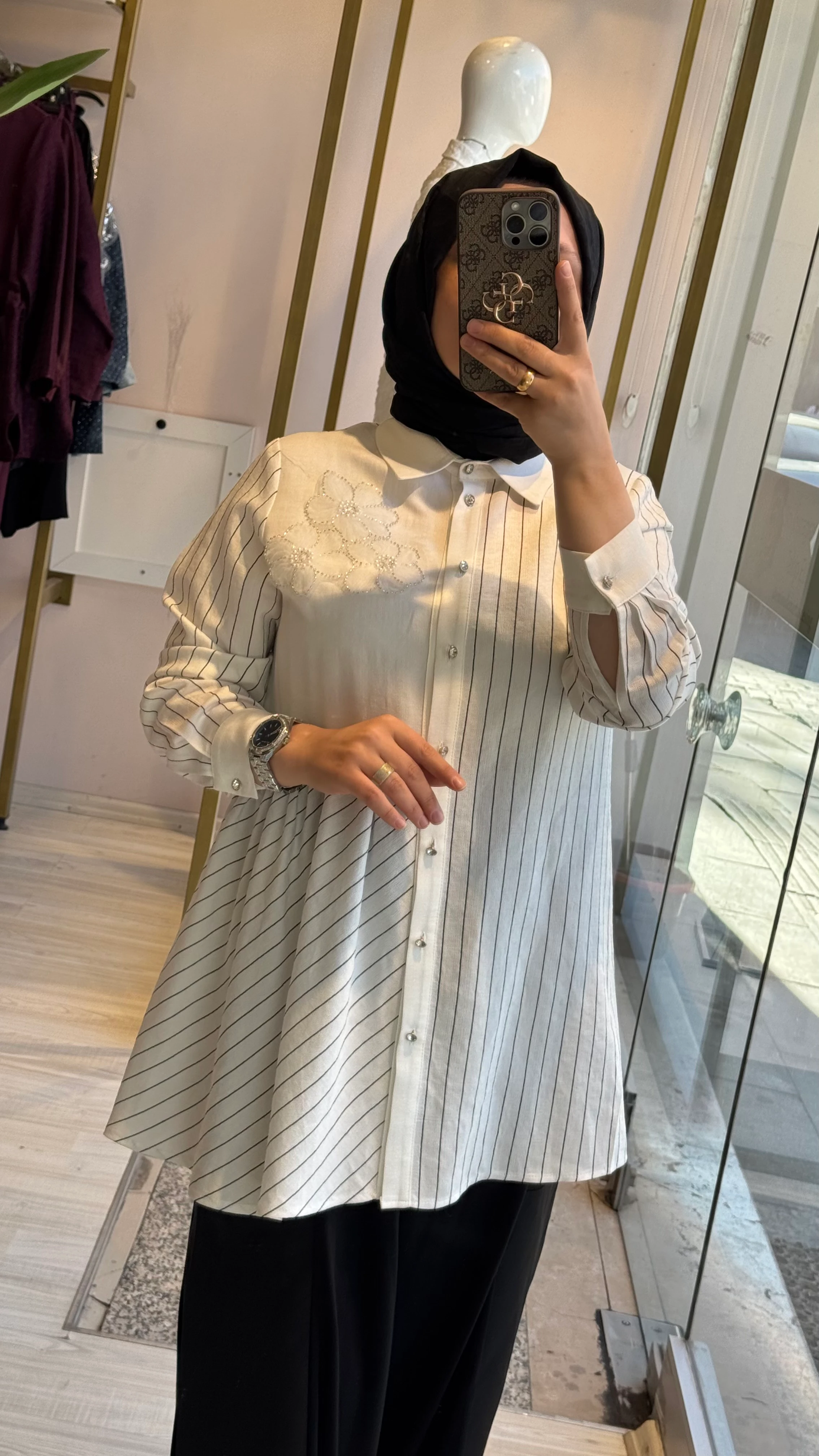 Qmash Çiçek Detaylı Tunij