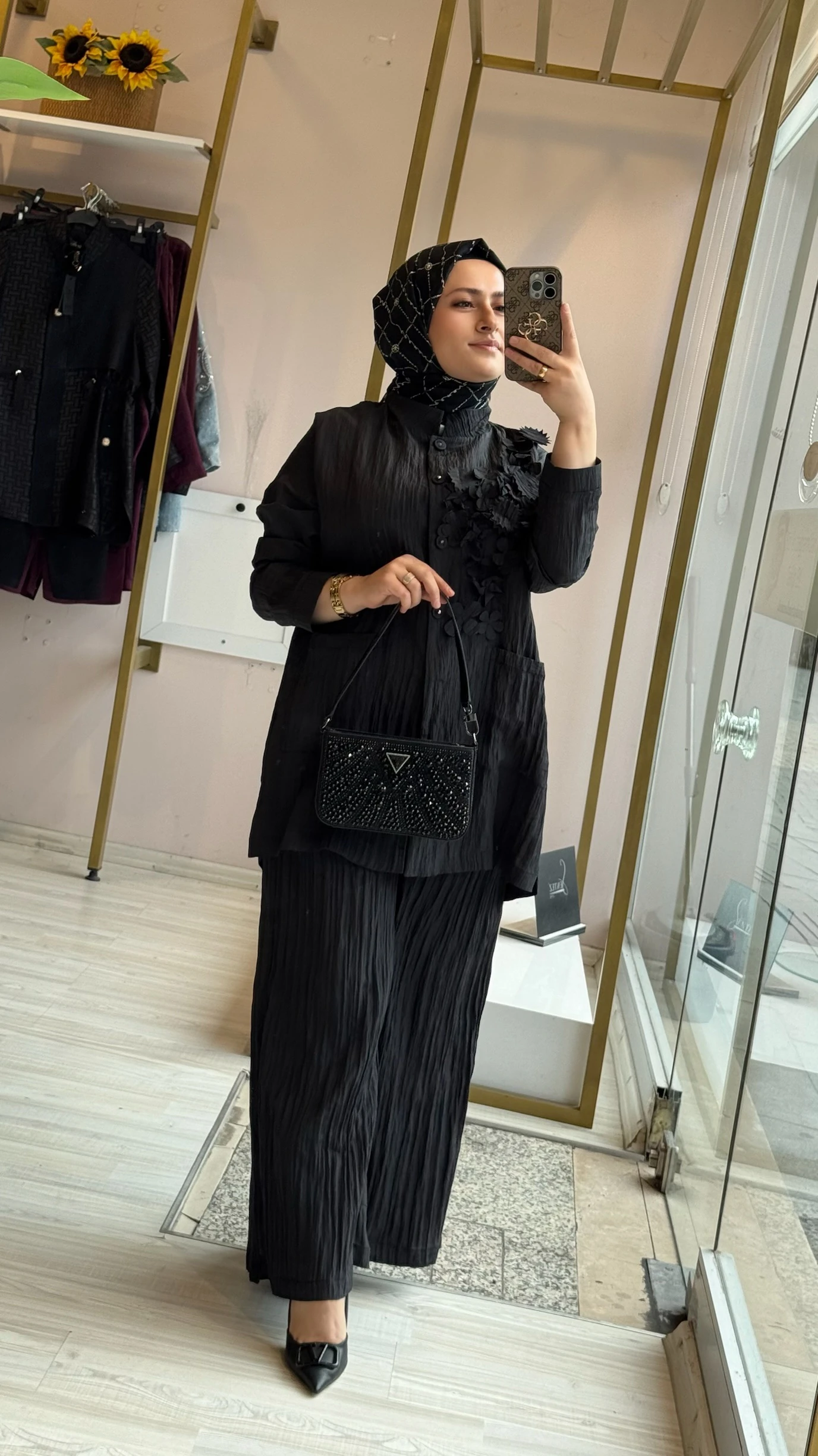 Ghisa Çiçekli Takım