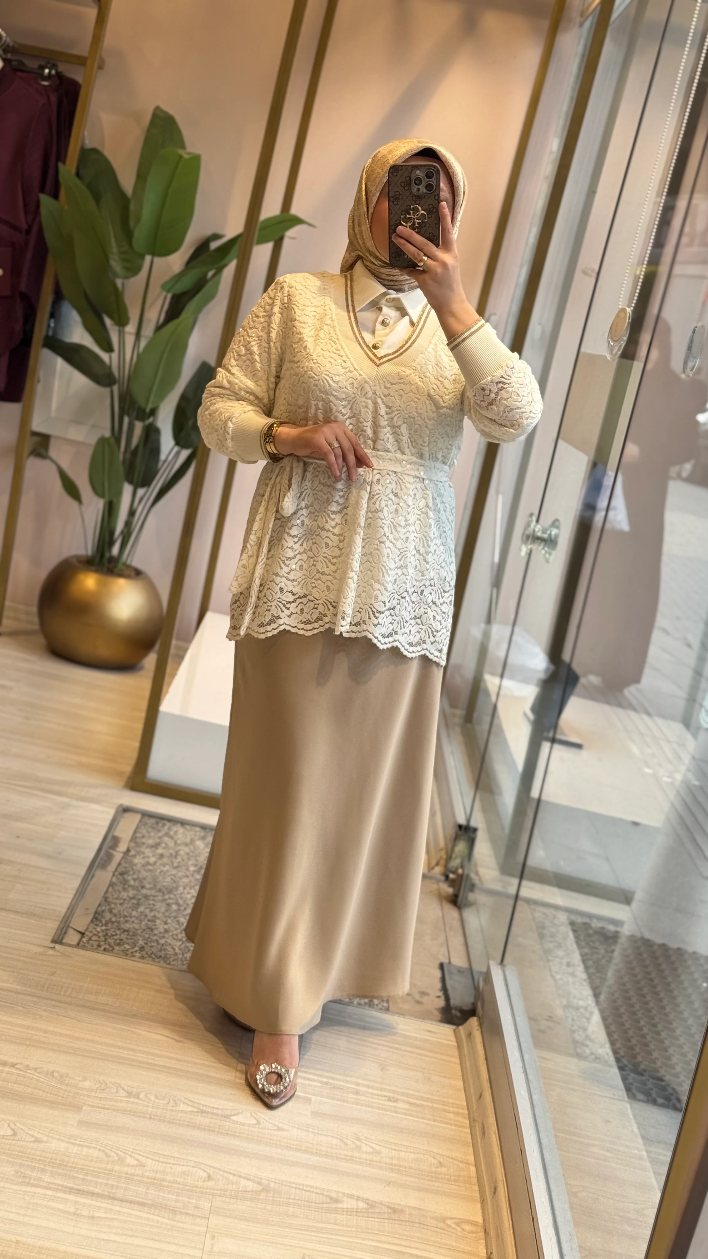 Sentez Yeni Sezon Saten Etek