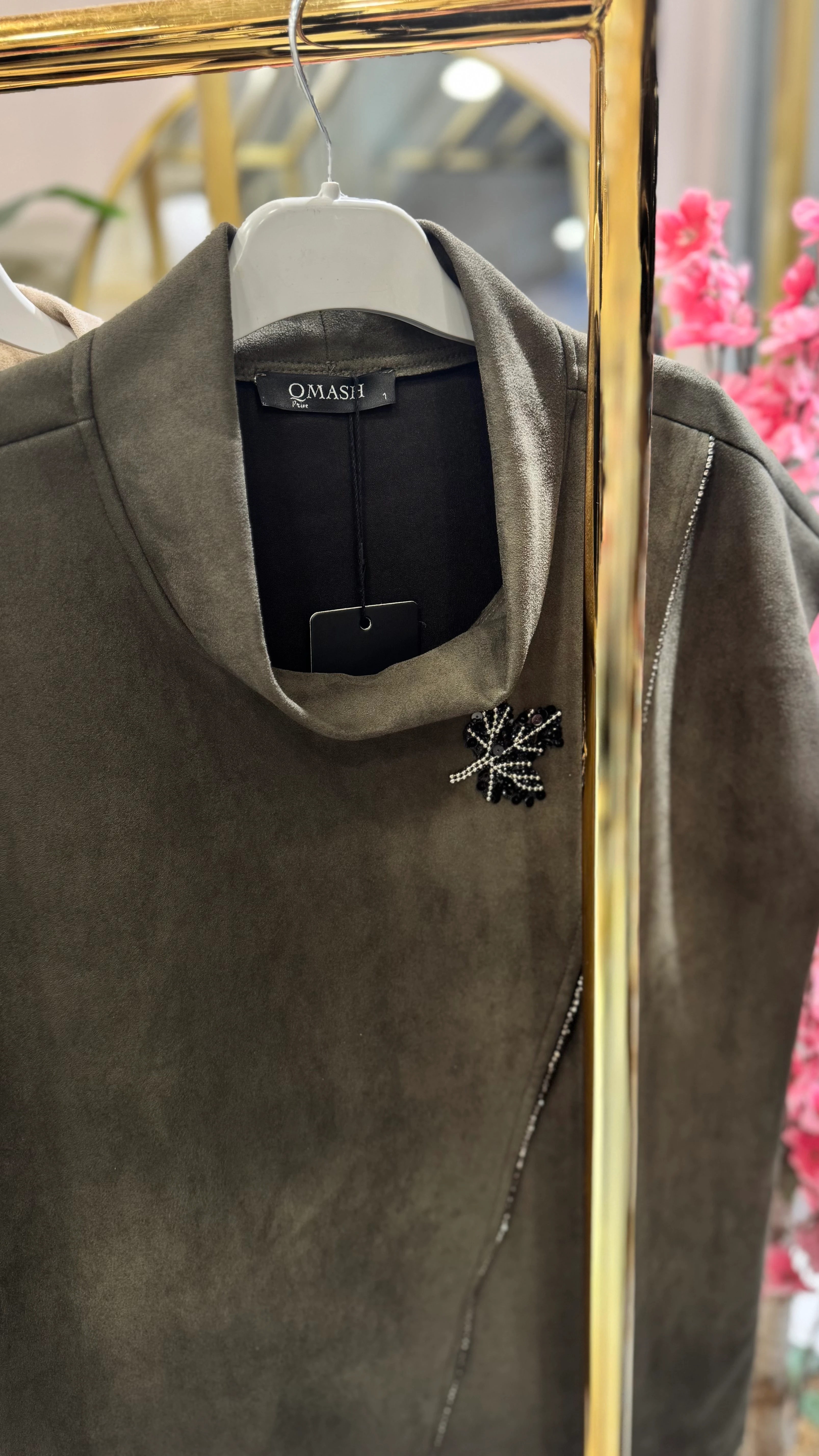 Qmash Nubuk Süveter 