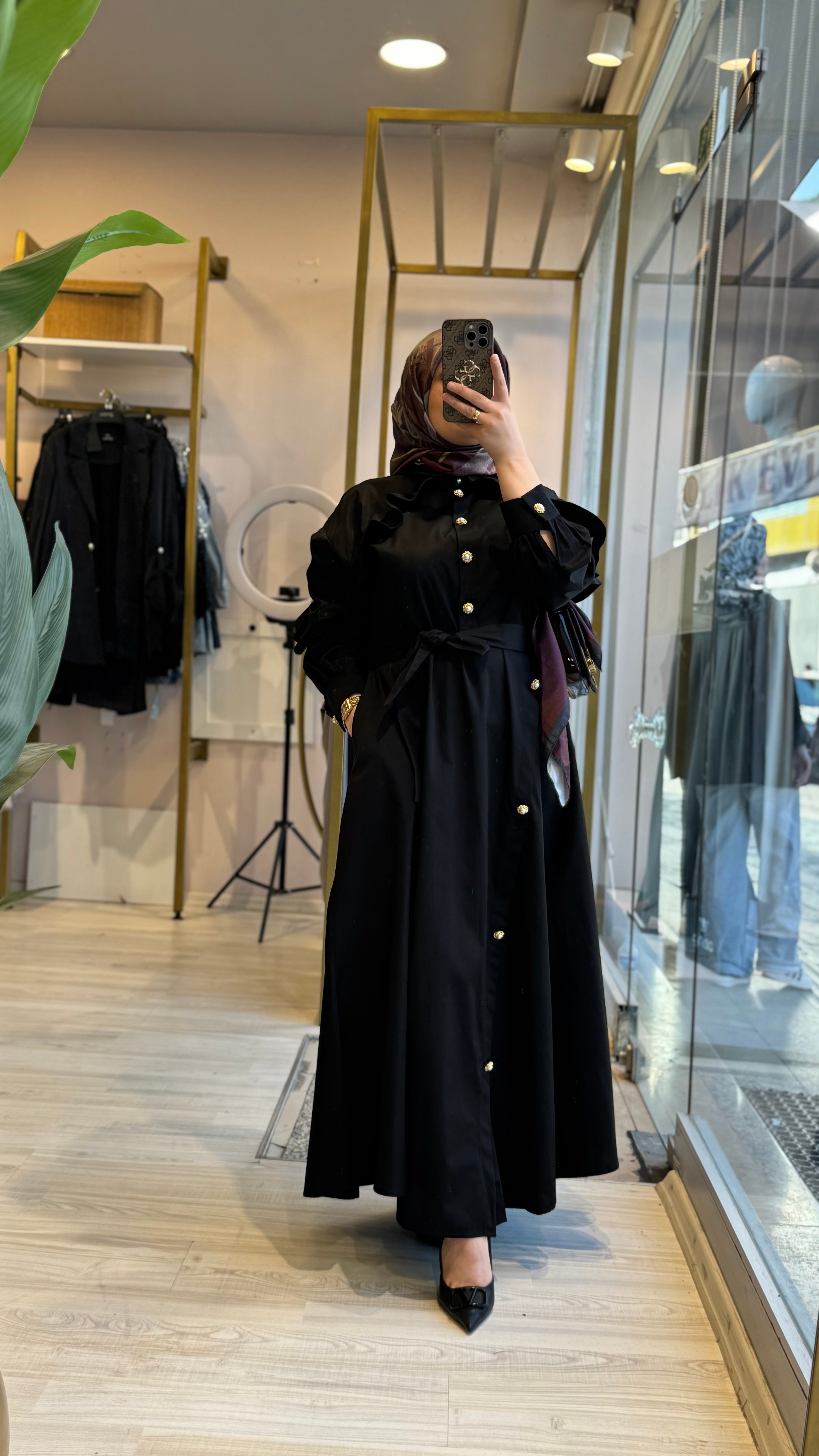 Ghisa Poplin Elbise