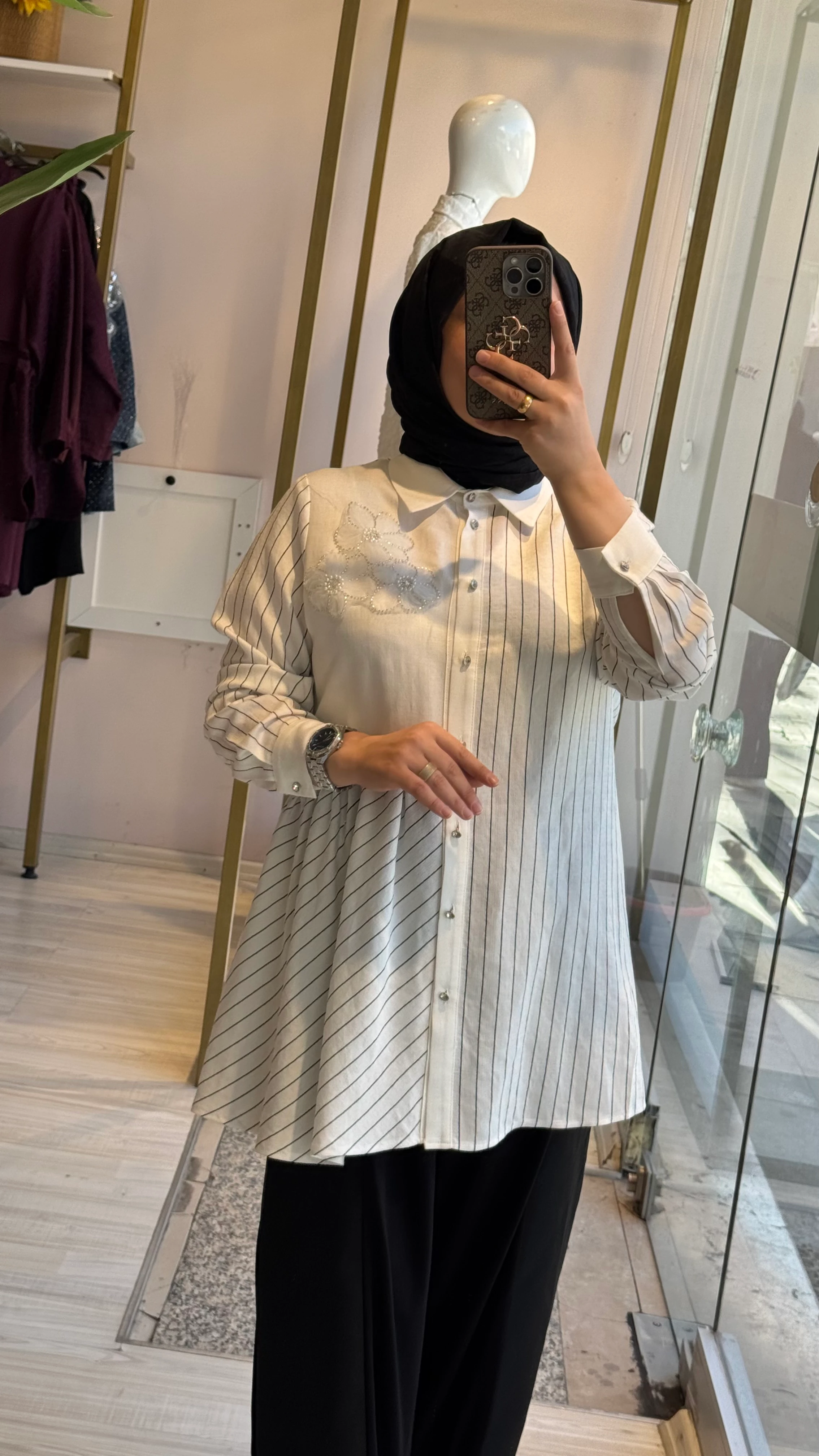 Qmash Çiçek Detaylı Tunij