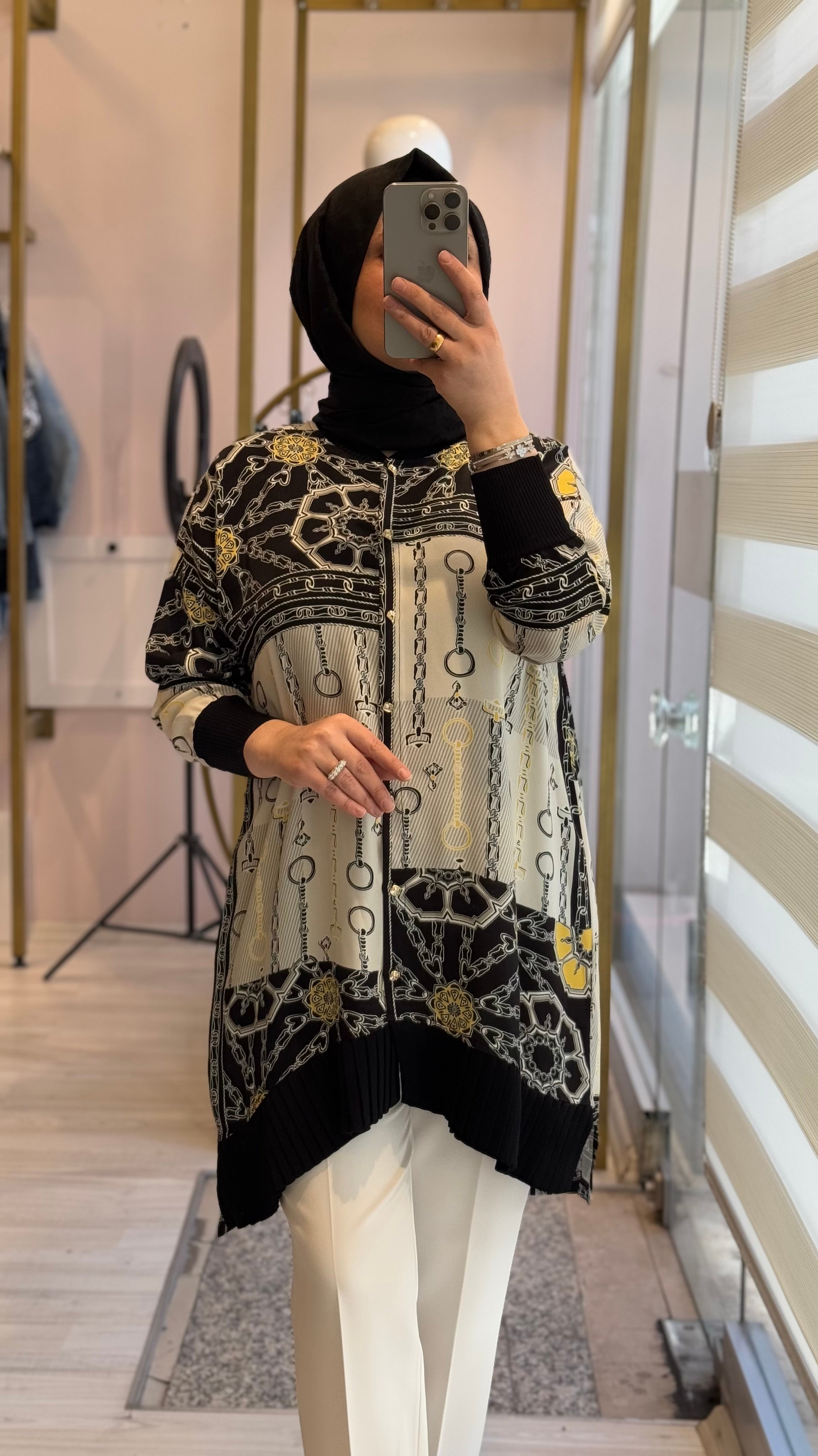 Ghisa Desenli Tunik