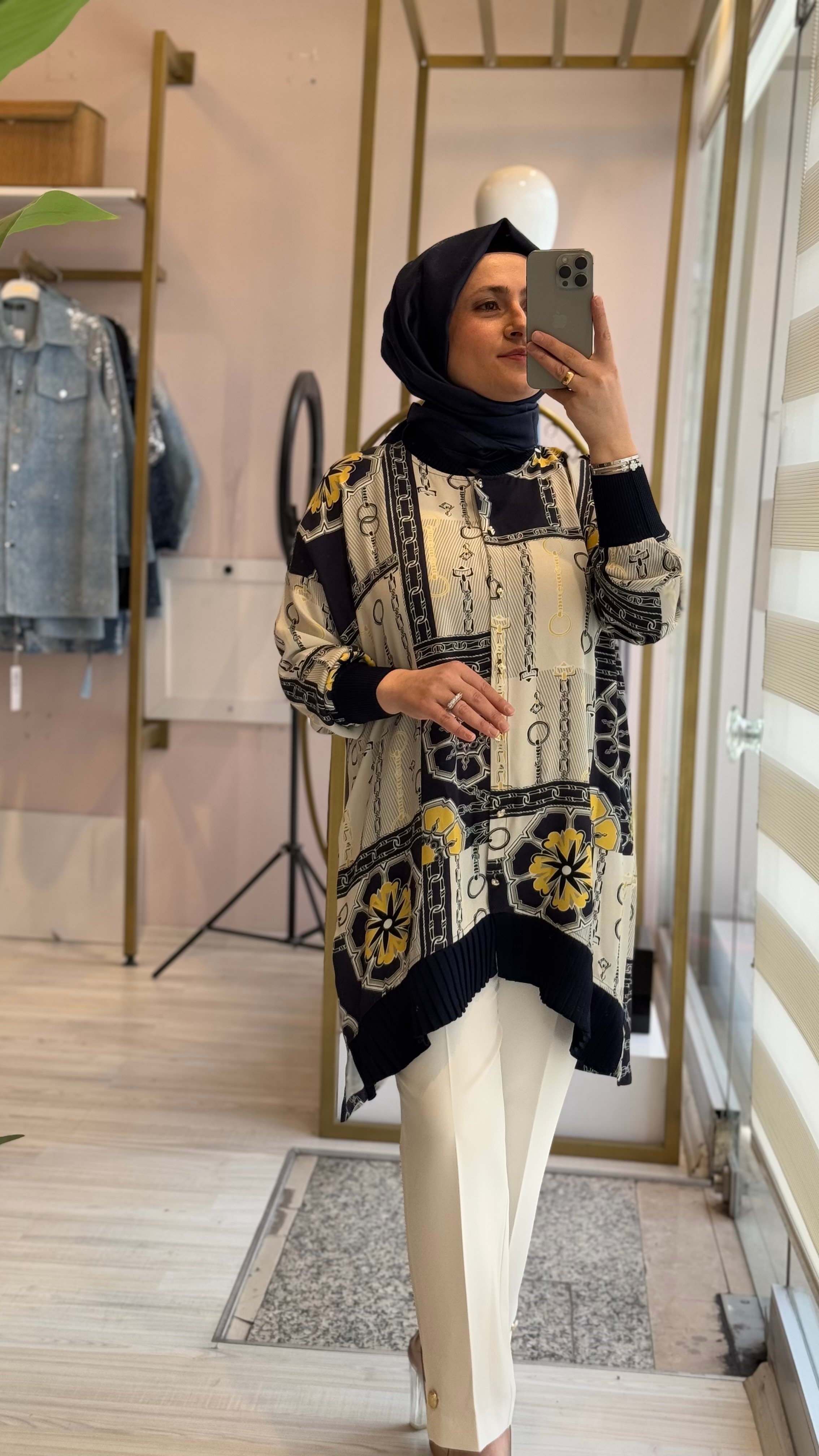 Ghisa Desenli Tunik