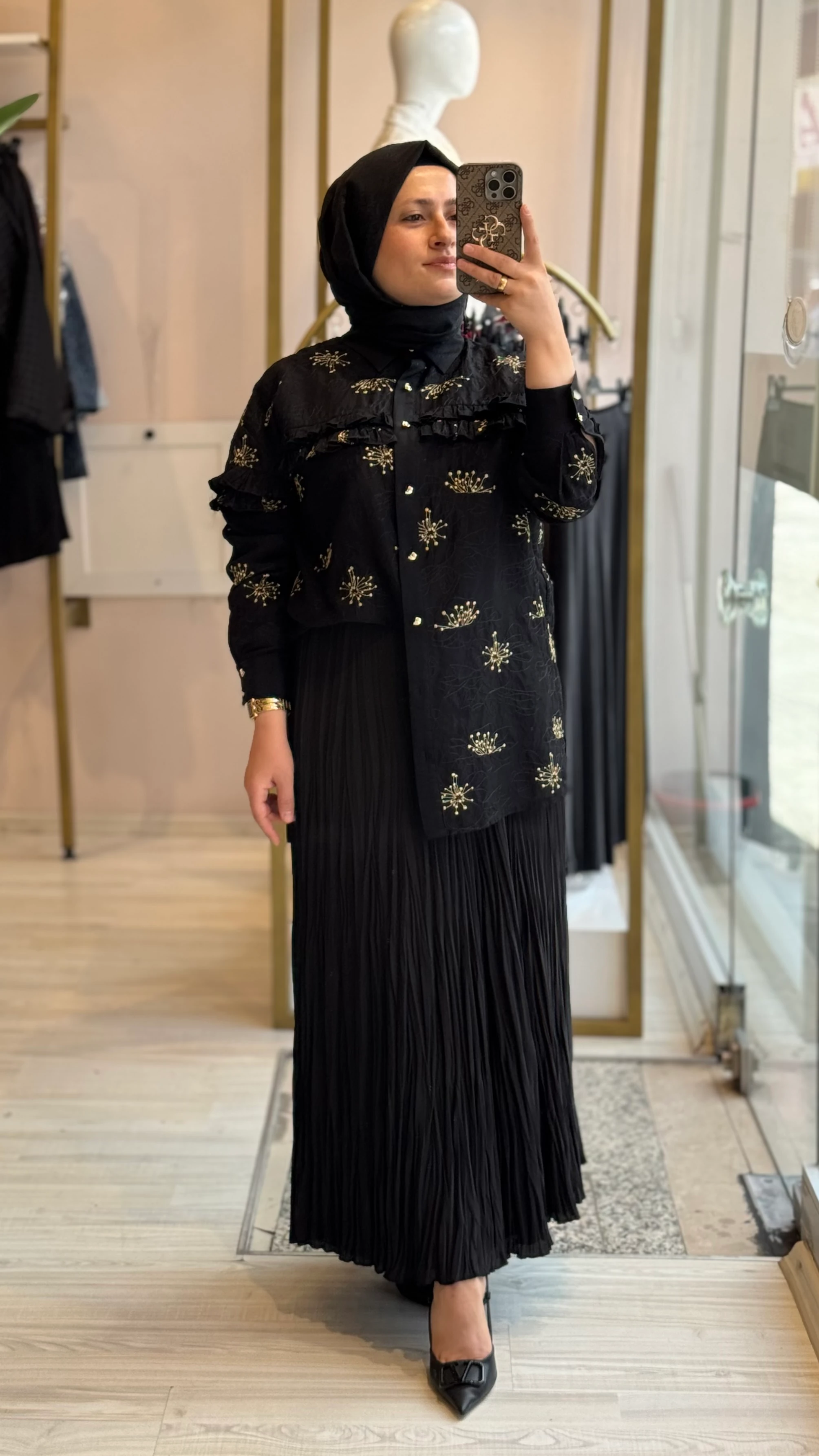 Ghisa Yaldız Detaylı Gömlek