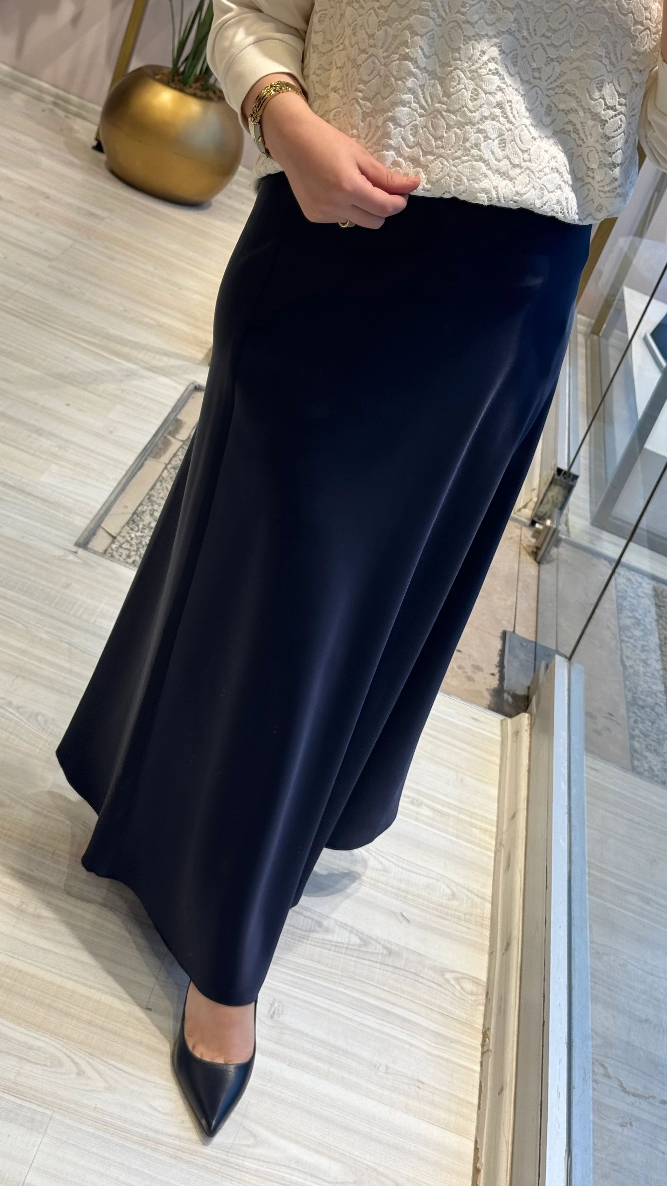 Sentez Yeni Sezon Saten Etek