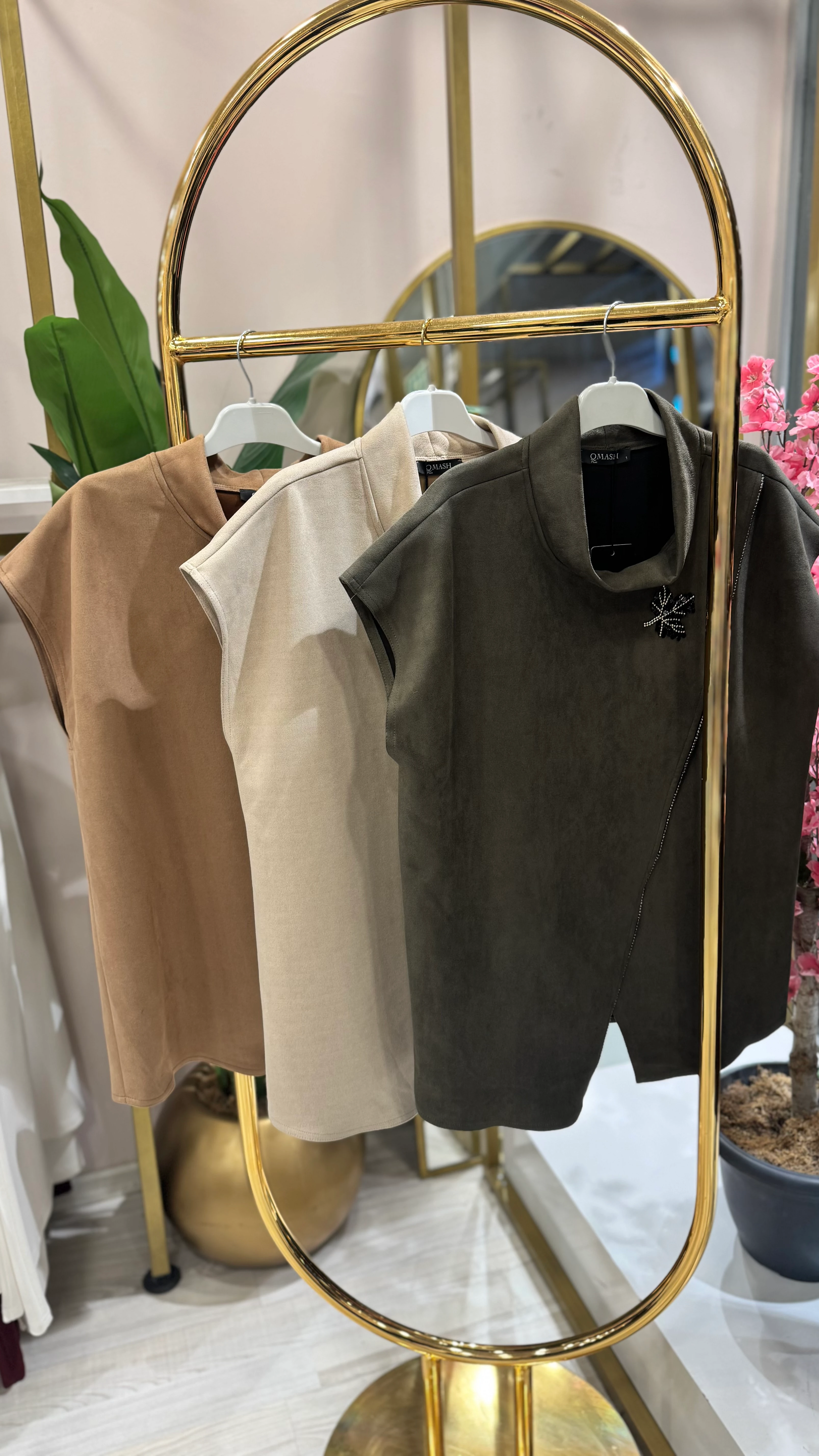 Qmash Nubuk Süveter 