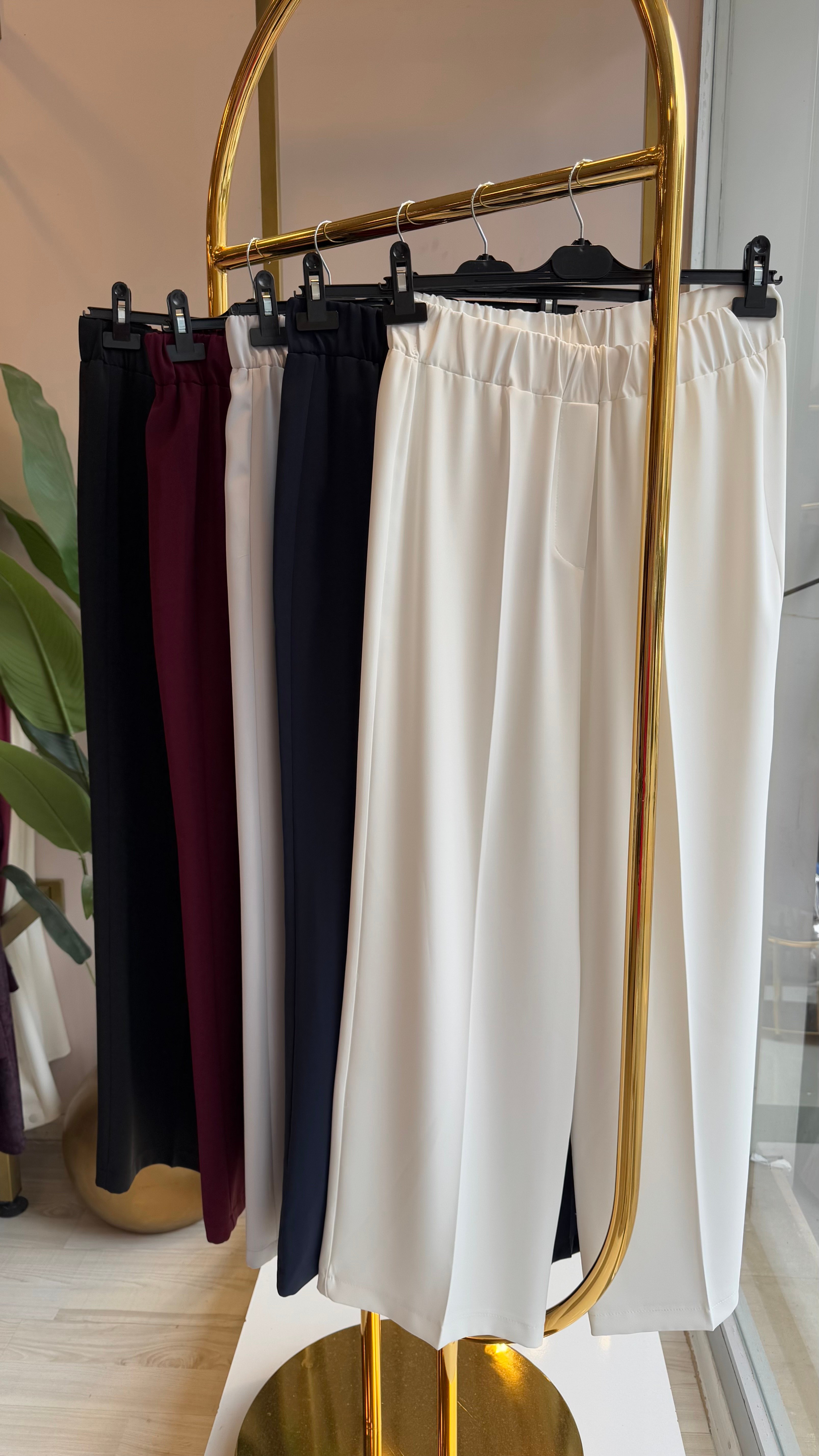 Sentez Colmar Beli Lastikli Bol Paça Pantolon