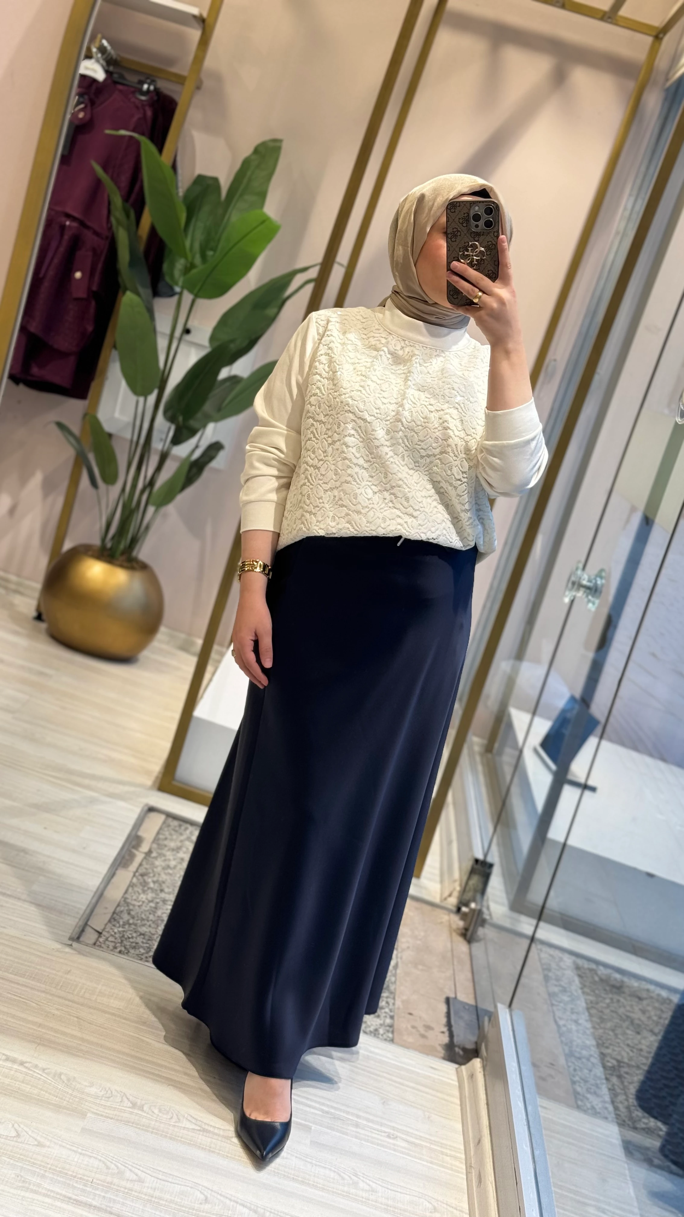 Sentez Yeni Sezon Saten Etek