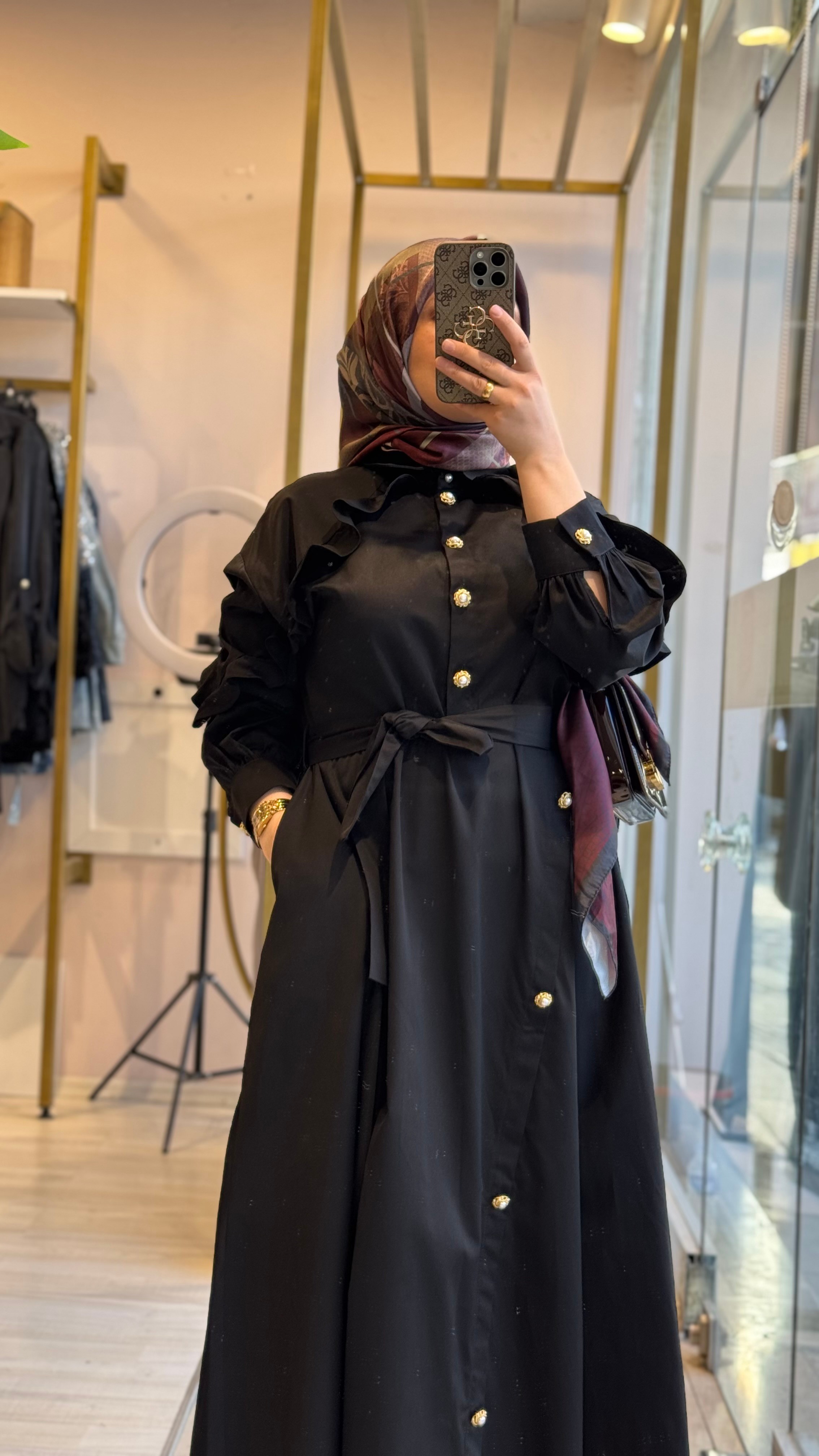 Ghisa Poplin Elbise
