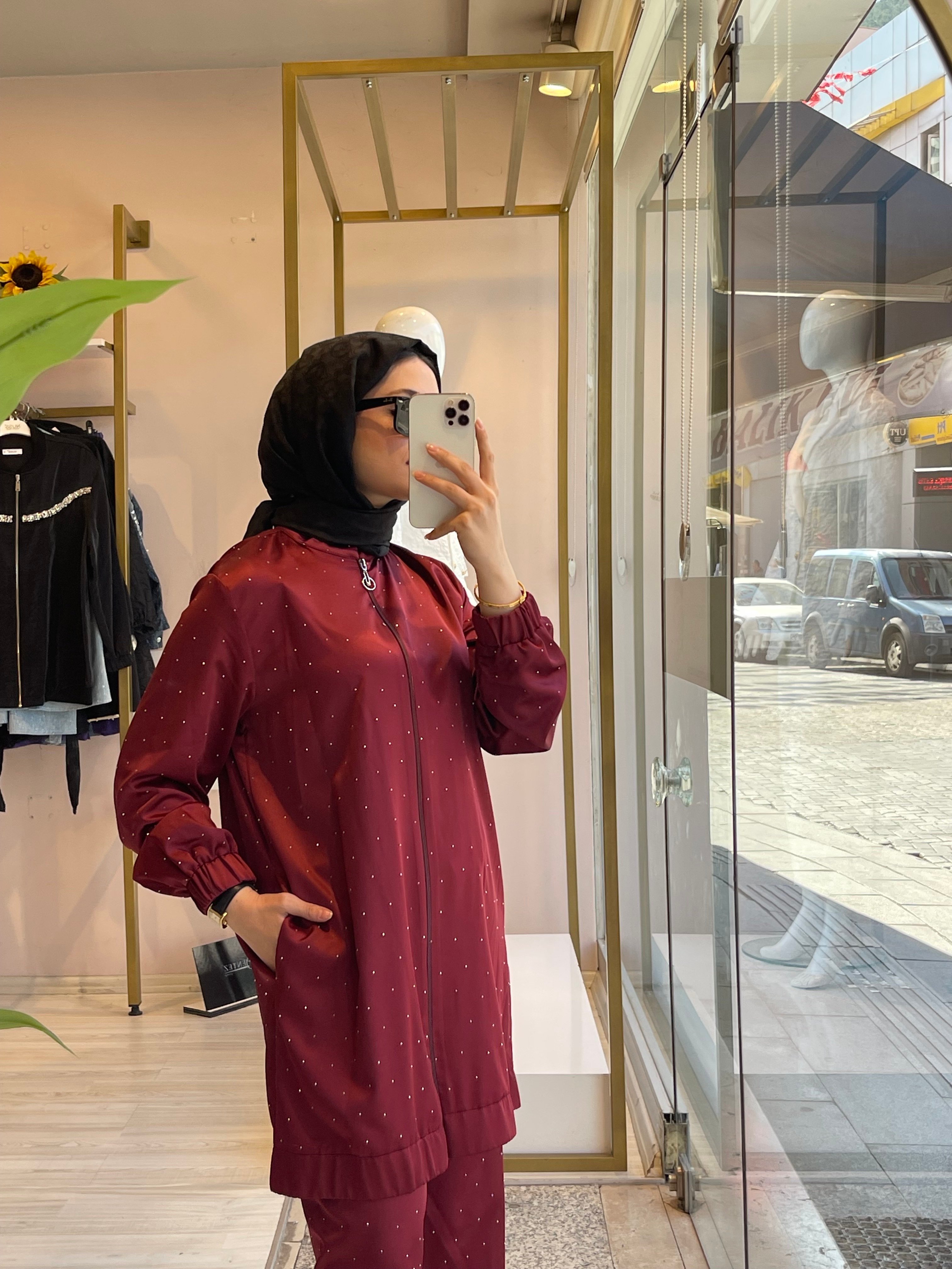 Selinada İthal Saten Takım