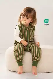1.0 TOG %100 Pamuk Bebek Uyku Tulumu OEKO-TEX Standard 100