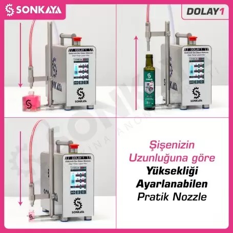 DOLAY 1 Digital Gear Pump Liquid Filling Machine 1000ml