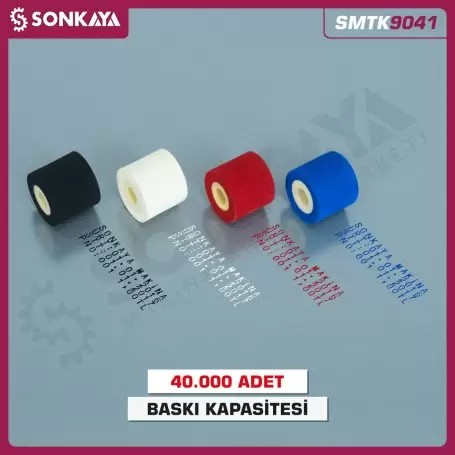 SMTK9041 Tarih Kodlama Makinası Mürekkep Topu Siyah 36x32mm