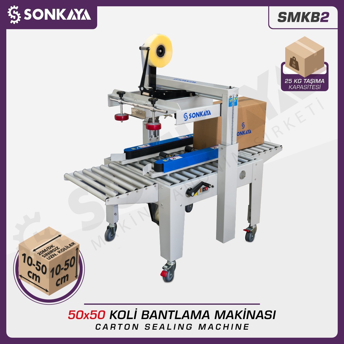 SMKB2 Koli Bantlama Makinası 50x50cm