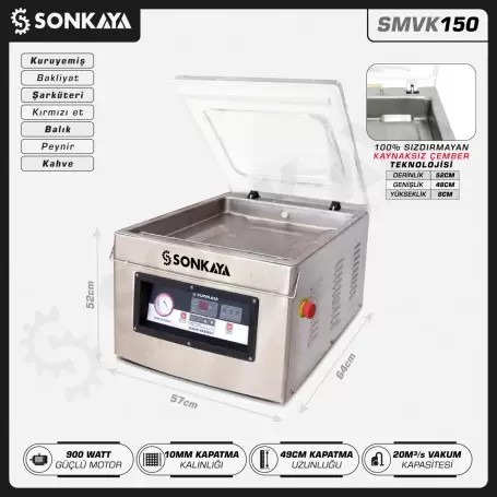 SMVK150 Vacuum Bag Sealing Machine 49cm 10mm