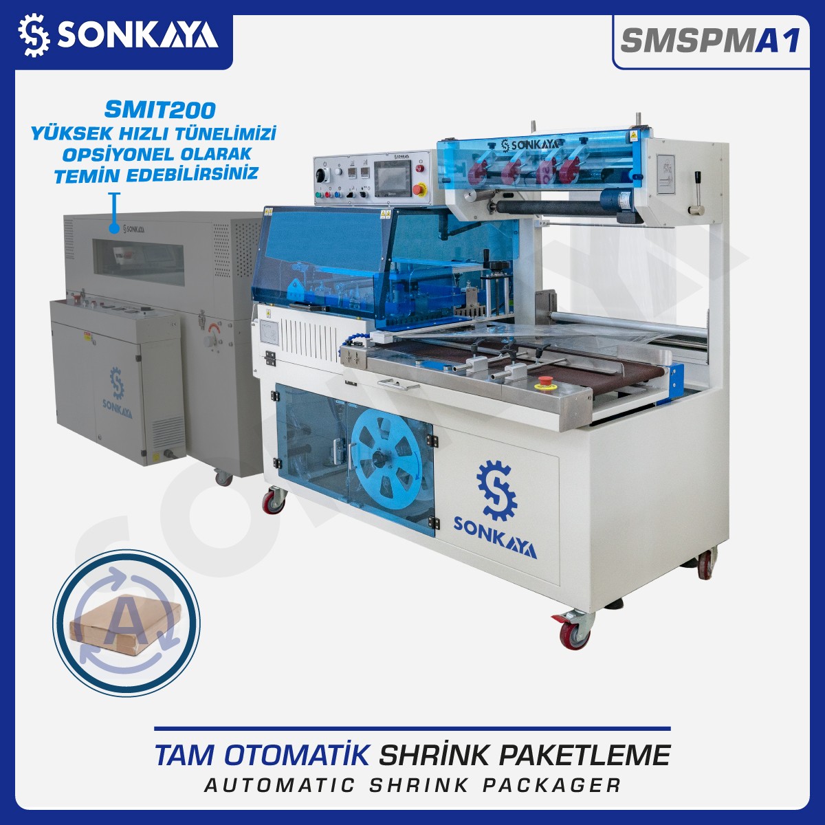 SMSPMA1 Otomatik Shrink Ambalaj Makinası