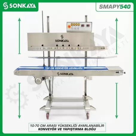 SMAPY540 Automatic Big Bag Sealing Machine With Date Coder