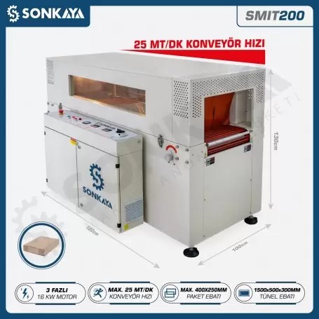 SMIT200 High-Speed Heat Tunnel for Shrink Wrap