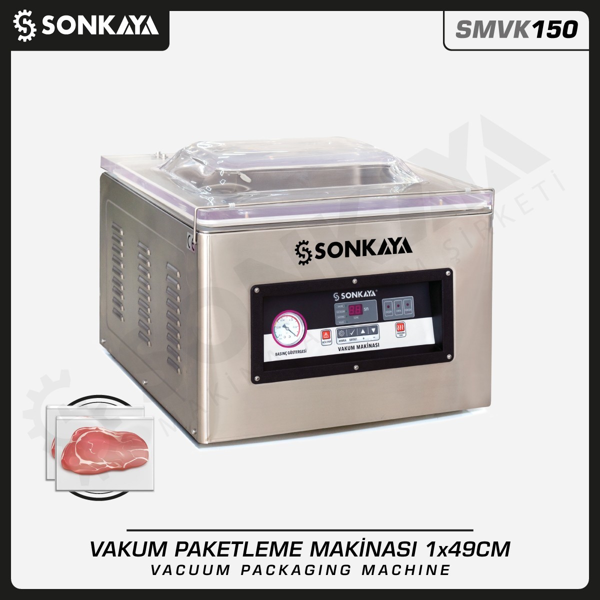 SMVK150 Vacuum Bag Sealing Machine 49cm 10mm