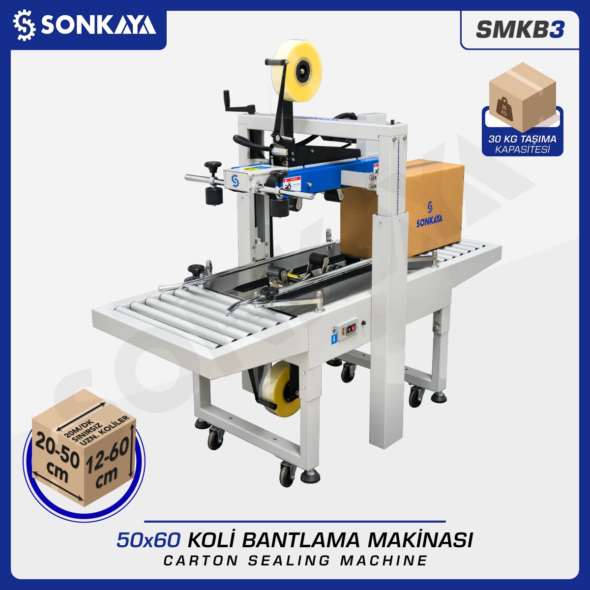 SMKB3 Koli Bantlama Makinası 50x60cm