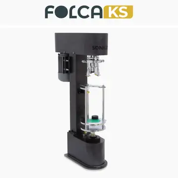 FOLCA KS metal ropp ve vidalı alüminyum kapak sıkma makinası