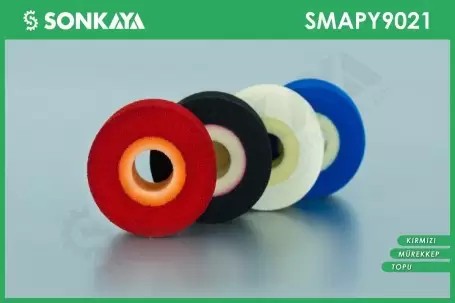 SMAPY9021 Konveyörlü Poşet Ağzı Kapatma Makinası Mürekkep Topu Kırmızı 36x16mm