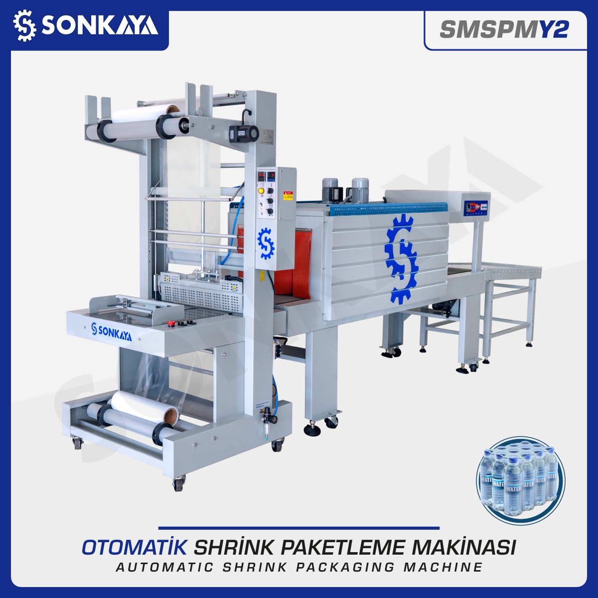 SMSPMY2 Otomatik PE Shrink Ambalaj Makinası