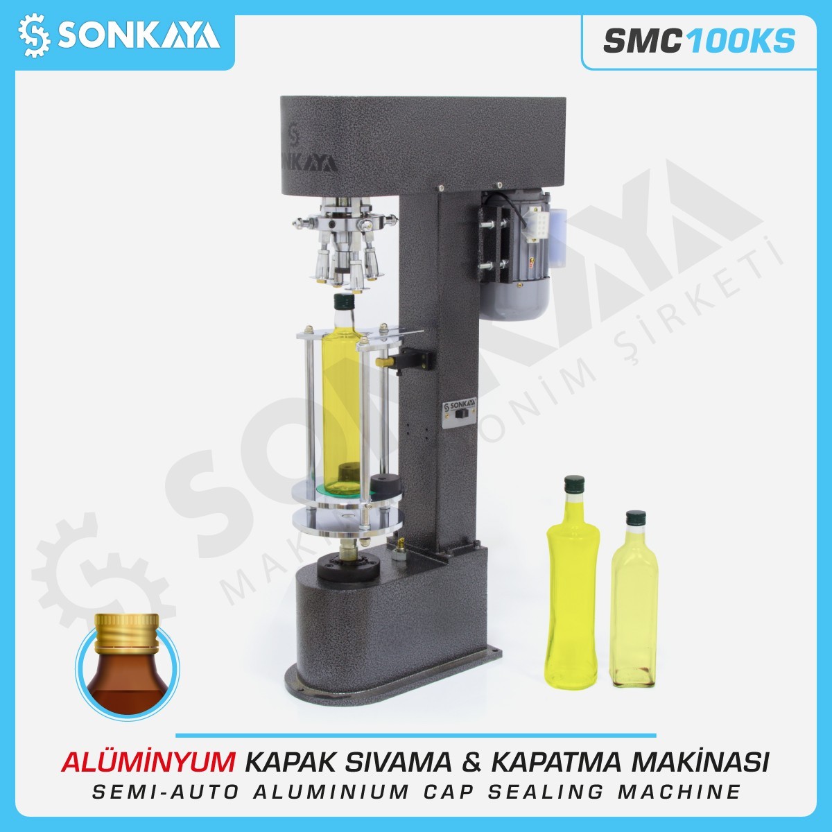 SMC100KS Aluminum Capping Machine